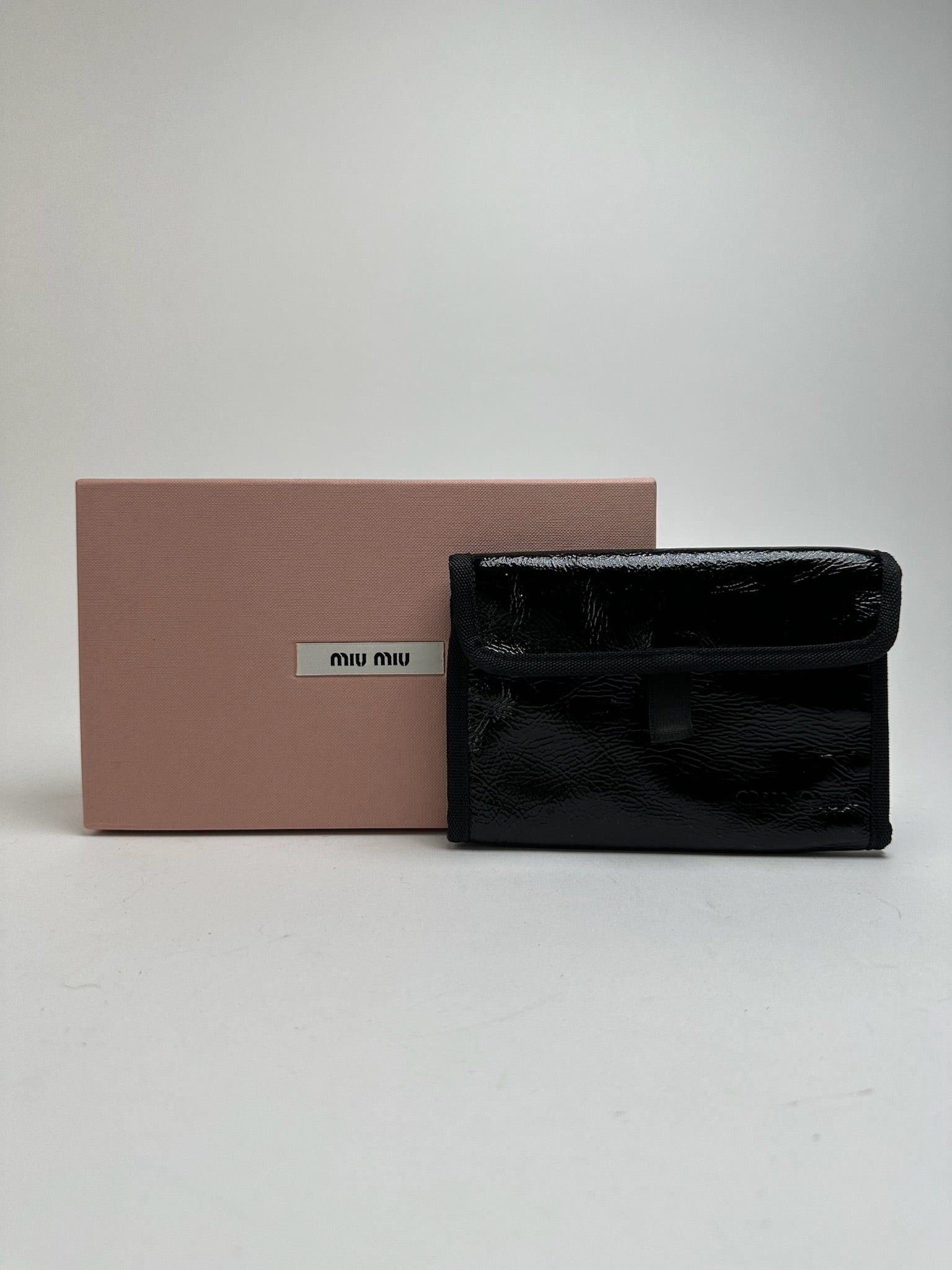 Miu Miu Vintage Canvas Wallet black Size ONE SIZE - 1 Thumbnail
