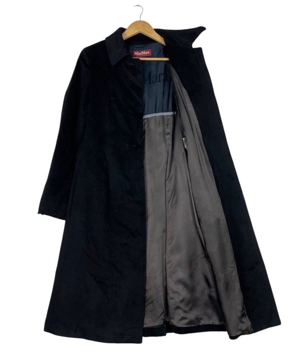 Designer × Max Mara 💥MAX MARA STUDIO BLACK PARKA JACKET Size S / US 4 / IT 40 - 2 Thumbnail