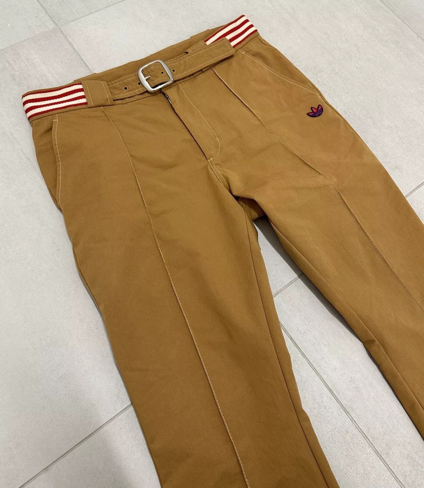 Adidas × Wales Bonner Wales Bonner x Adidas Belted Flare Chino Pants Size US 30 / EU 46 - 13 Thumbnail