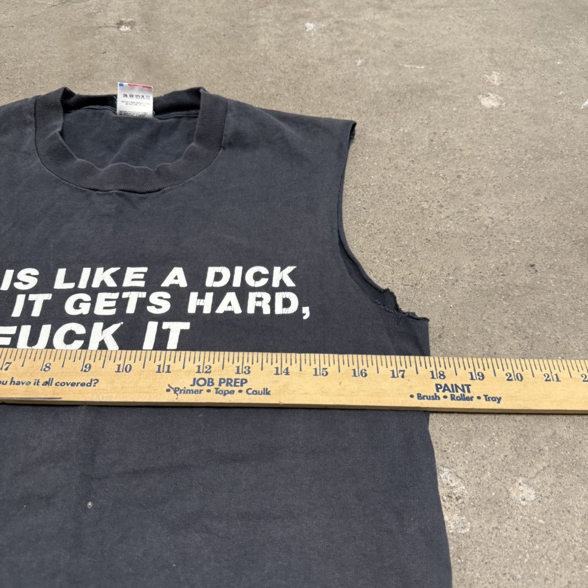 Vintage VINTAGE 90s ARCHIVE STYLE FUCK IT PUNK GRUNGE TANK TOP Size US M / EU 48-50 / 2 - 7 Thumbnail