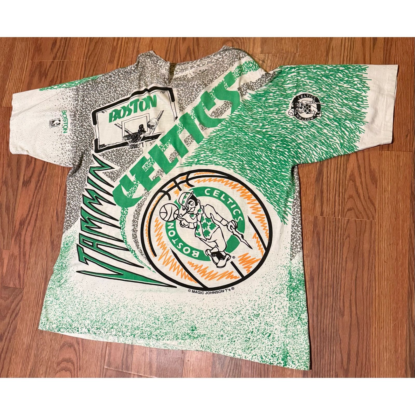 Other Vintage Boston Celtics Magic Johnson Tee size XL Size US XL / EU 56 / 4 - 3 Thumbnail
