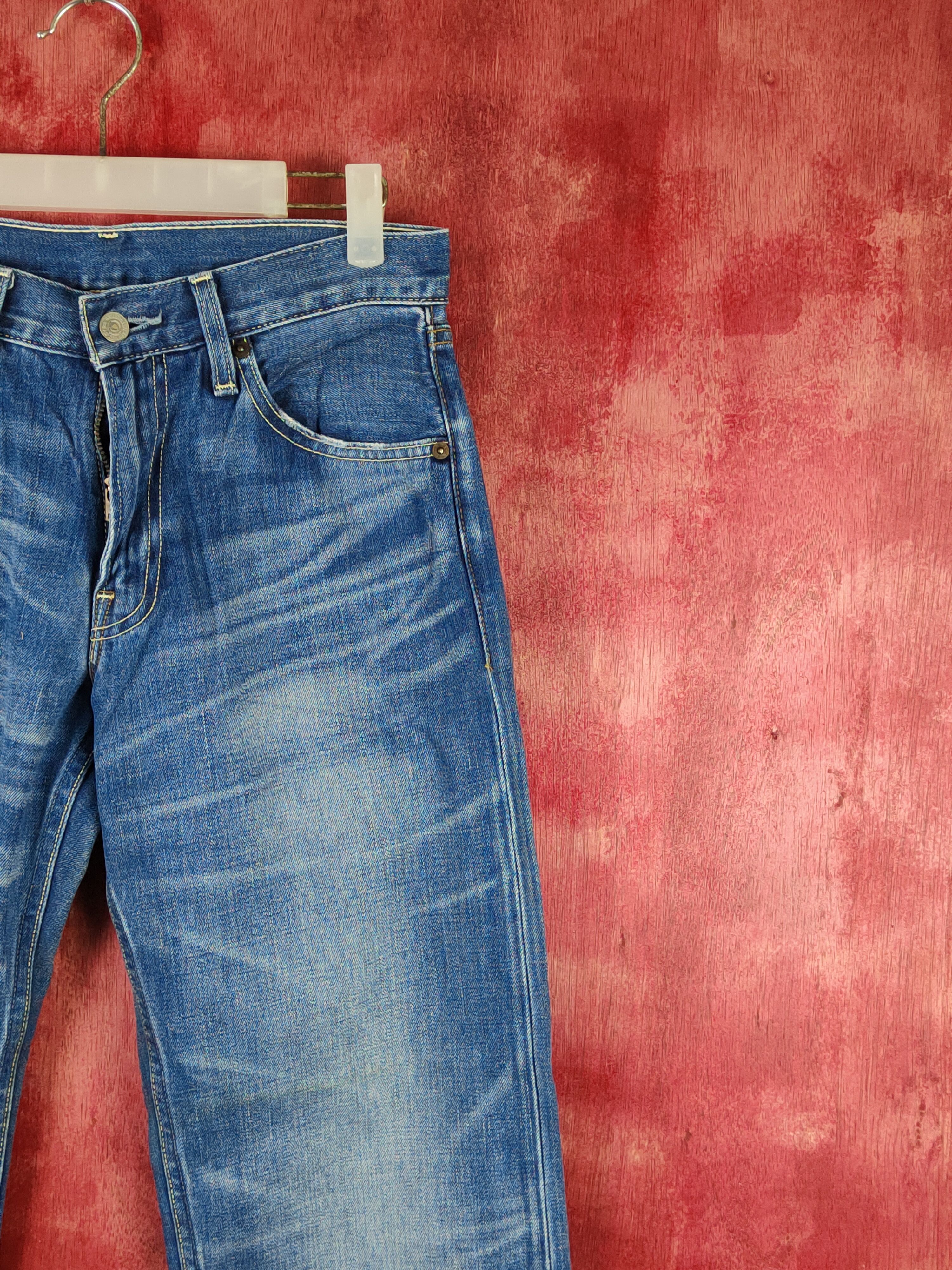 Japanese Brand × Levi's Levi's Blue Distressed Ripped denim Jeans #S1831 Size US 28 / EU 44 - 5 Thumbnail