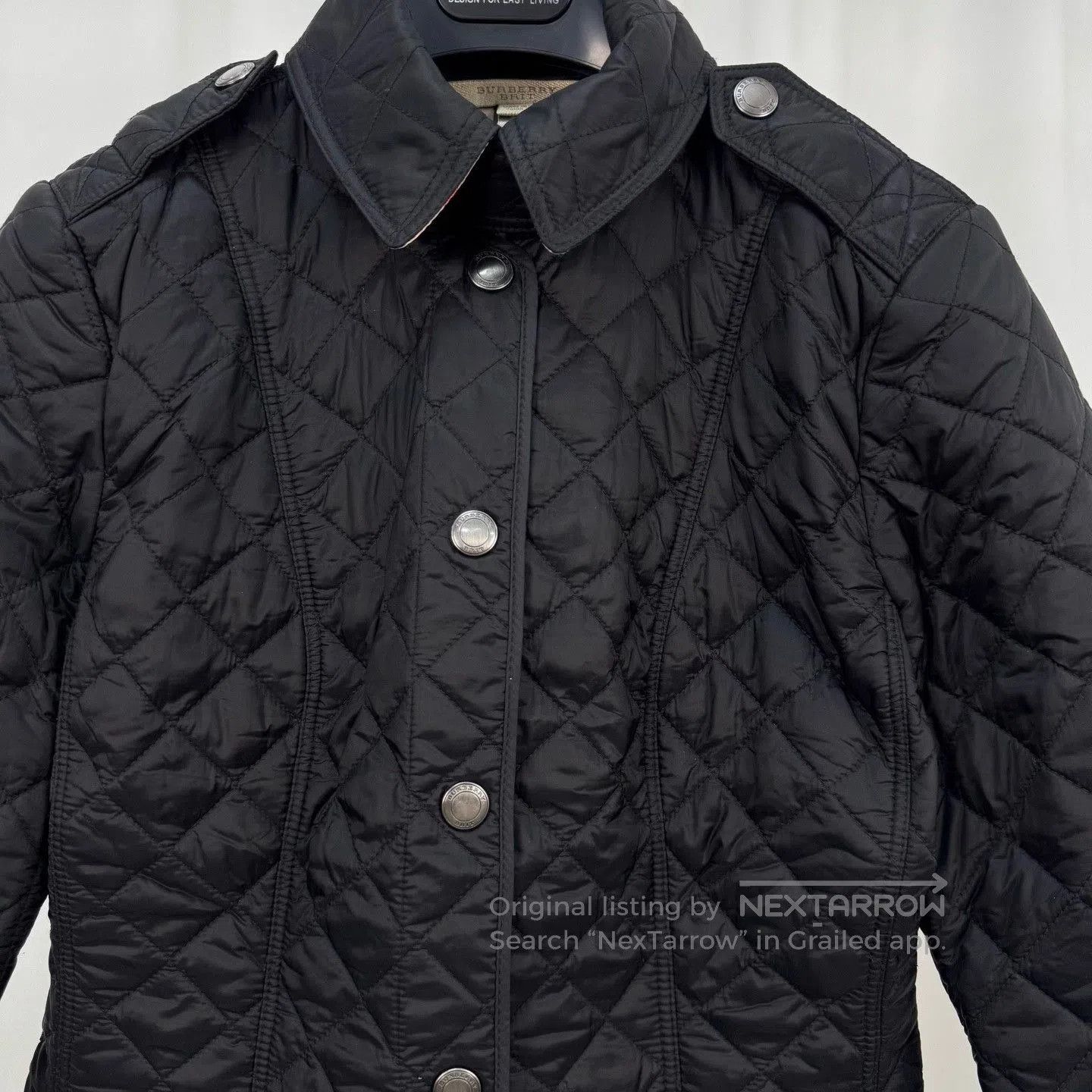 Burberry Burberry Quilted Inner Check Cotton Coat. Size XS / US 0-2 / IT 36-38 - 3 Thumbnail