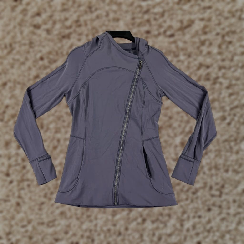 Lululemon Lululemon Hoodie Sweater Women 8 Gray Purple Every Journey Office Workwear Size M / US 6-8 / IT 42-44 - 1 Thumbnail