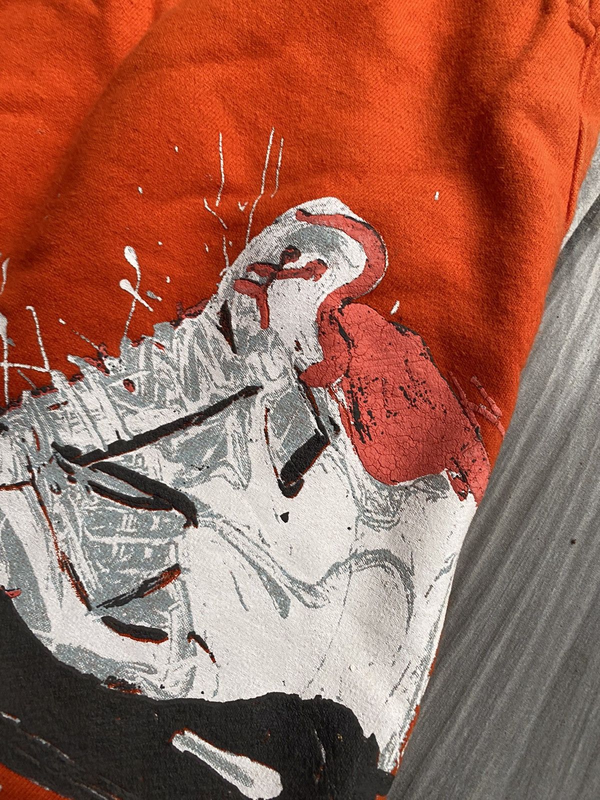 Nike × Vintage Vintage nike x dave white air jordan paint art short Size US 34 / EU 50 - 3 Thumbnail