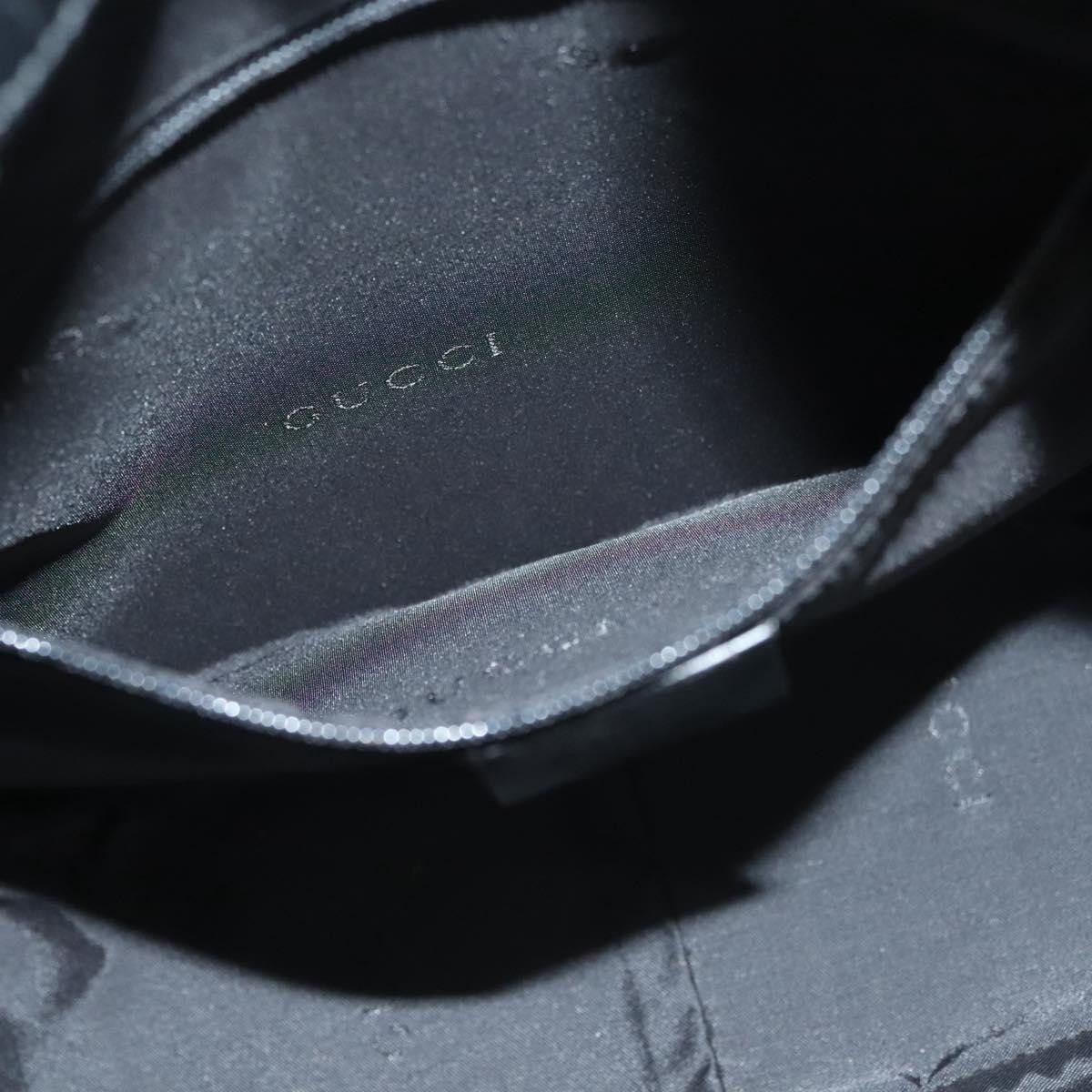Gucci GUCCI Bamboo Hand Bag Canvas Black Silver 001 001 Size ONE SIZE - 19 Thumbnail