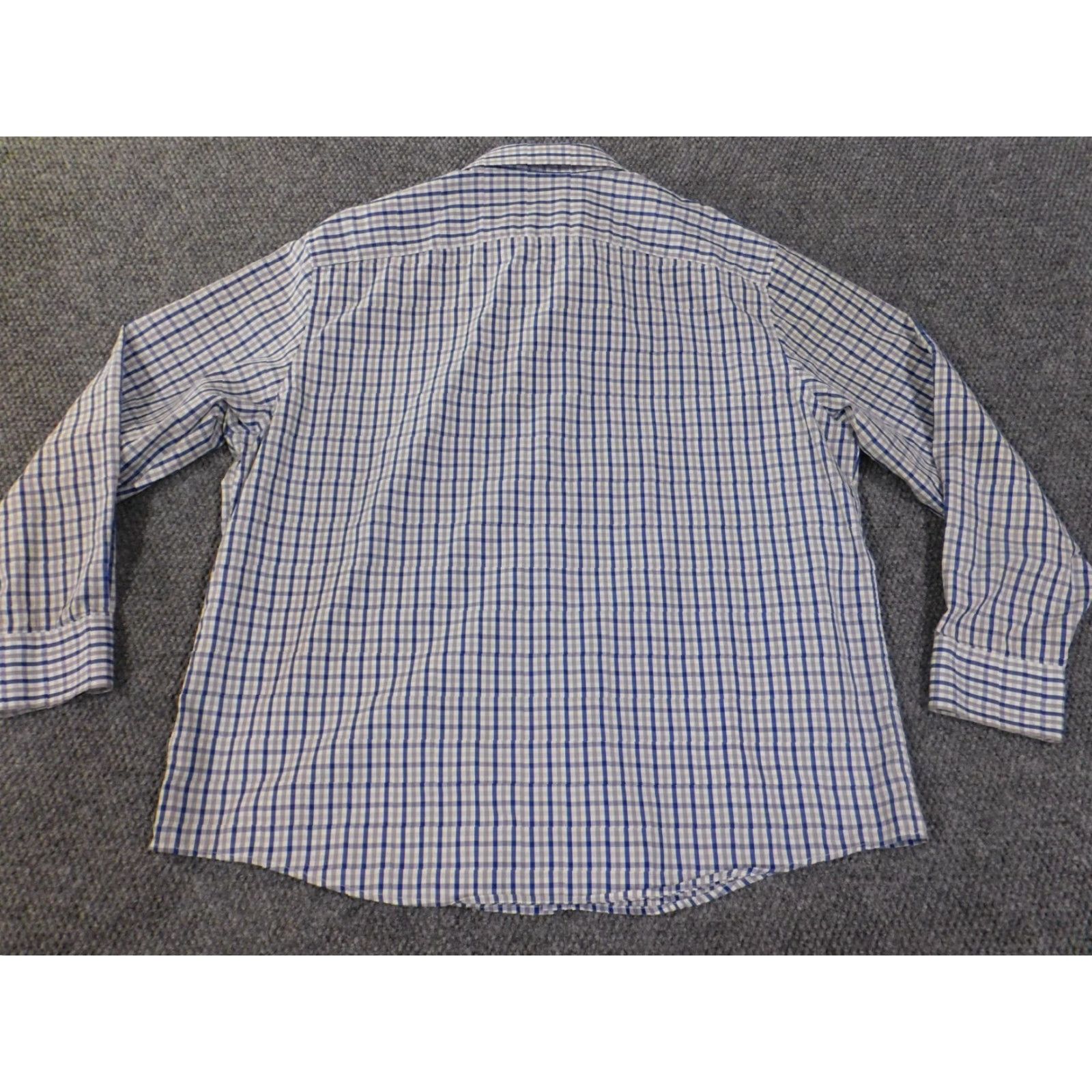 UNTUCKit UNTUCKit Shirt 3XL Long Sleeve Blue Mens Button-Up Collared Classic Business Casual Shirt Size US XXL / EU 58 / 5 - 6 Thumbnail