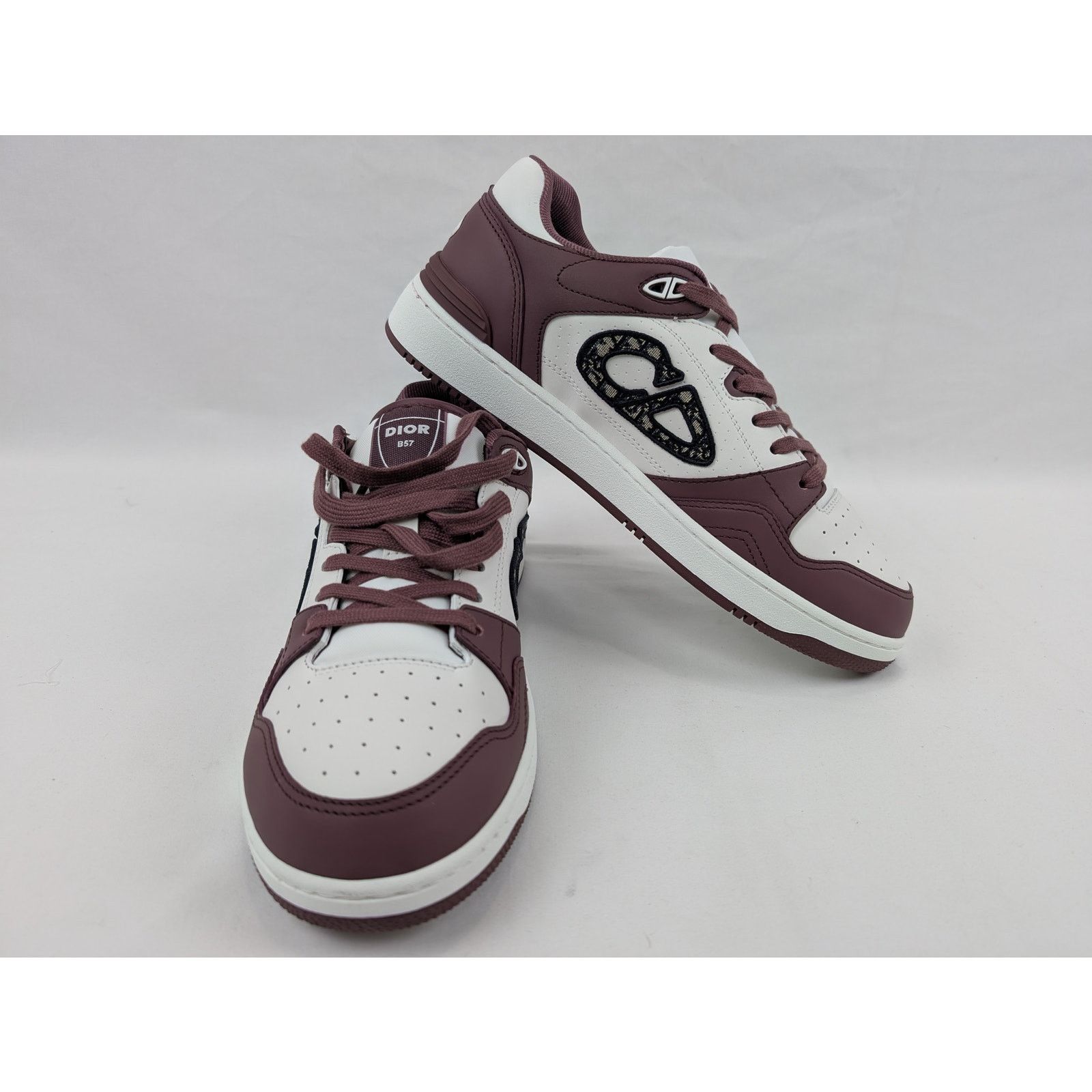 Dior o1rshd1 M-B57 LT Calf Sneakers in Bordeaux Size US 9 / EU 42 - 15 Thumbnail