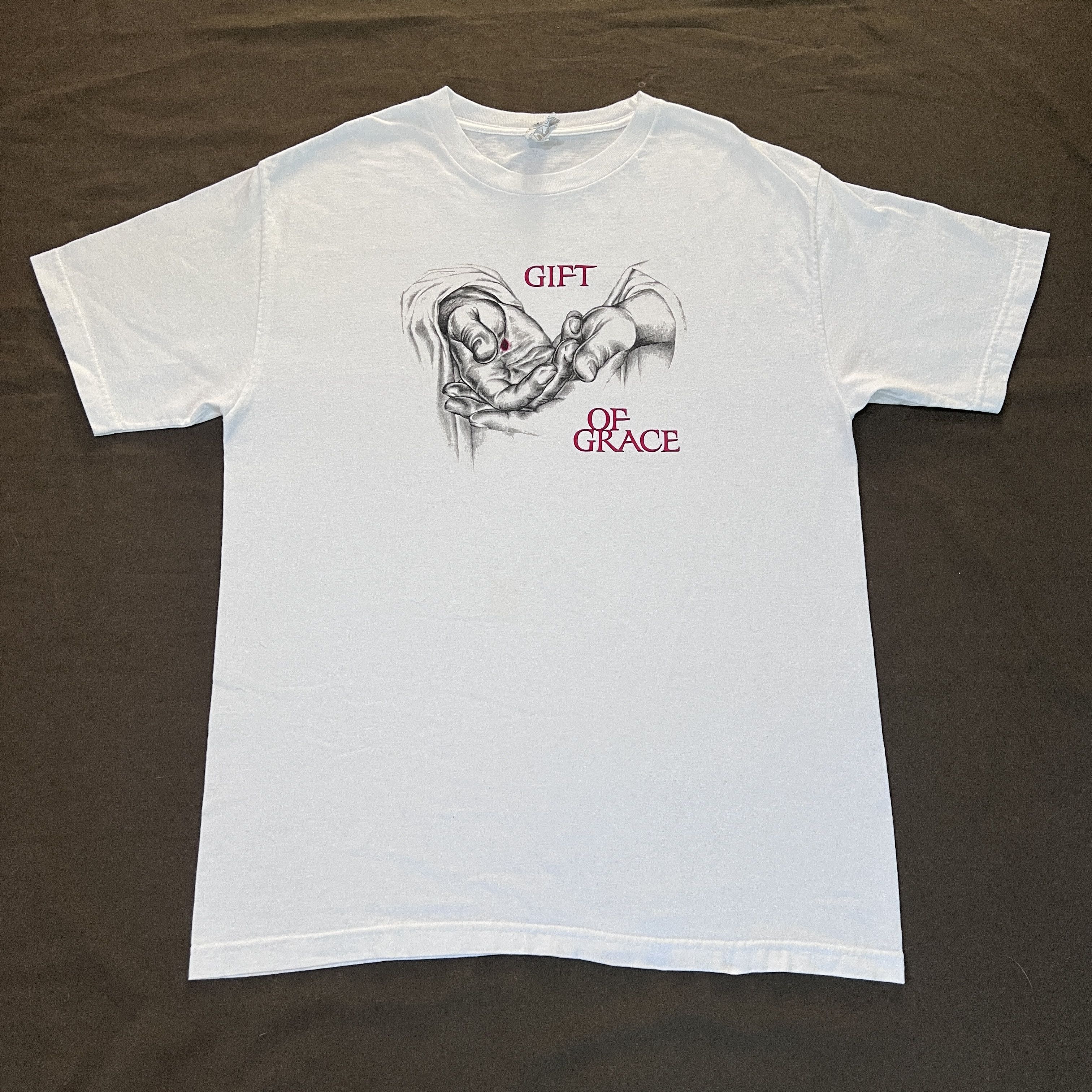 Vintage Vintage Y2K Gift of grace God Jesus Bible Holy Tee Size US L / EU 52-54 / 3 - 2 Thumbnail