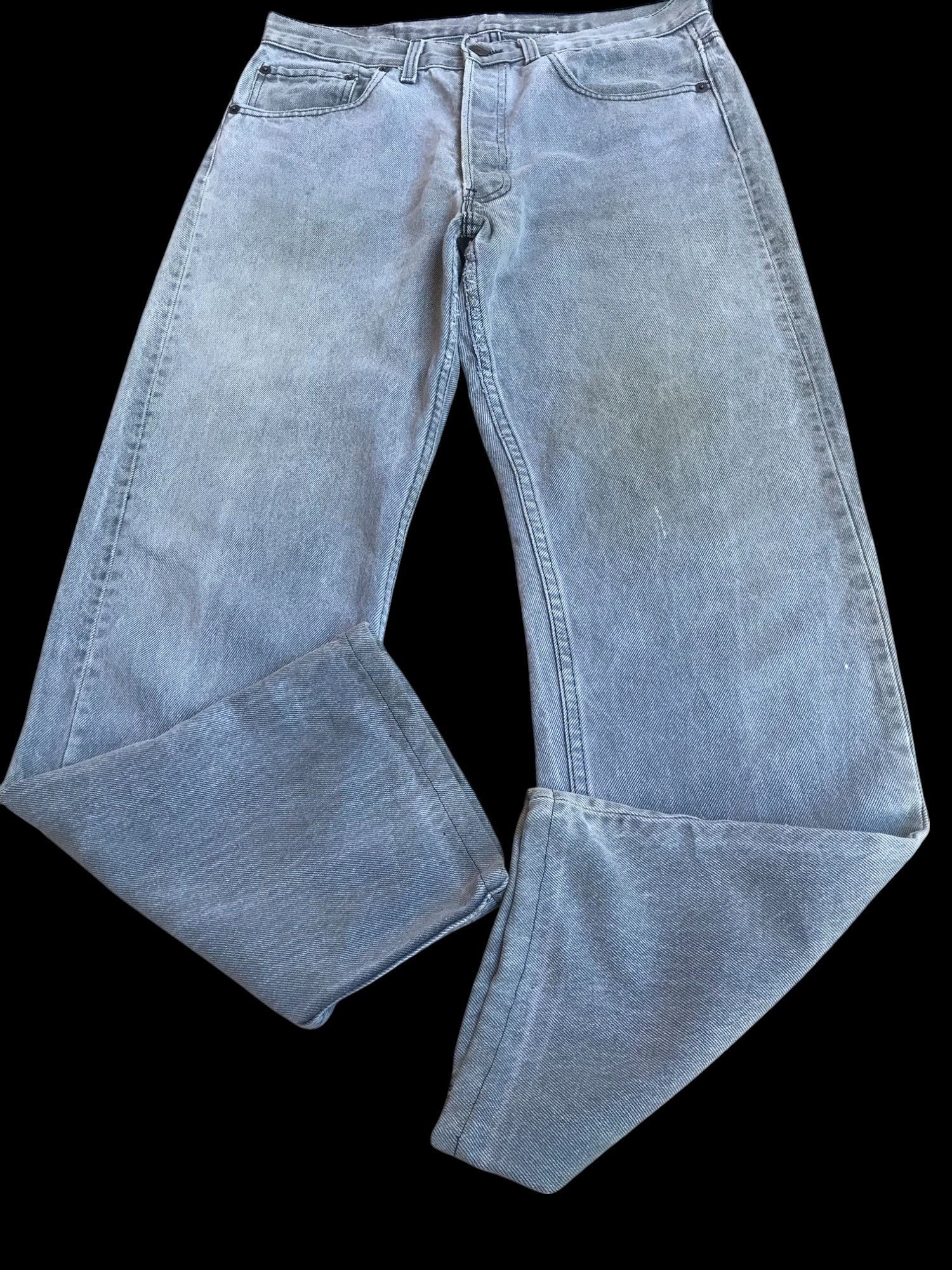 Levi's × Vintage W30x29 VINTAGE LEVIS 501 USA DIRTY DISTRESSED faded black Size US 30 / EU 46 - 4 Thumbnail