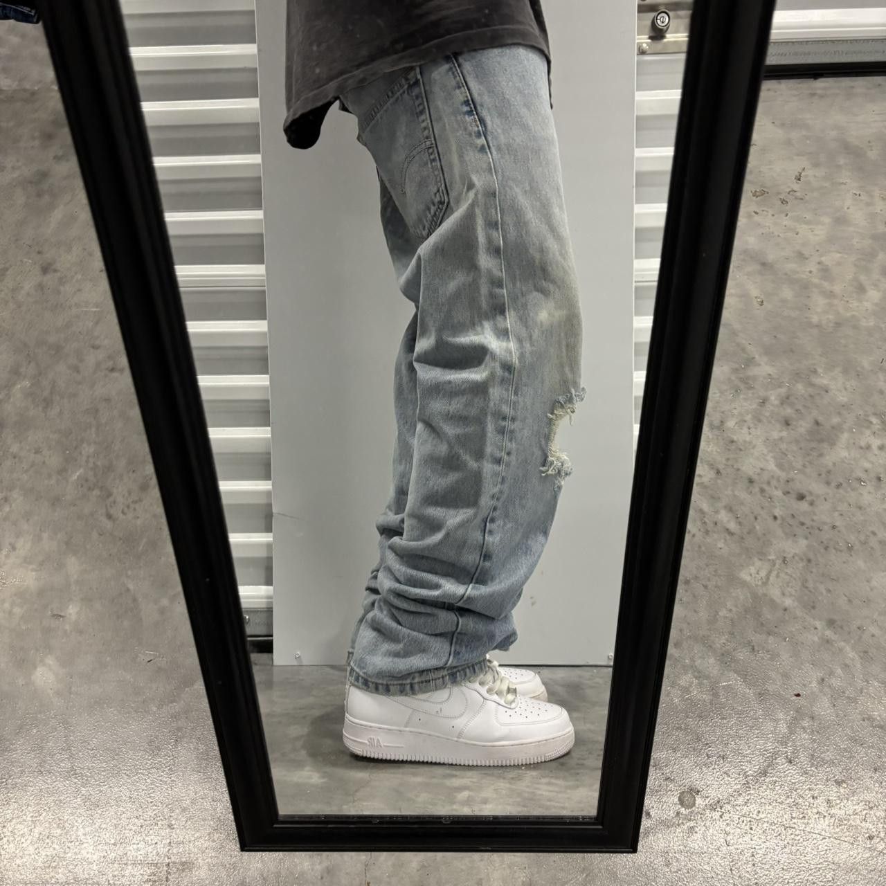Japanese Brand × Levi's Crazy Vintage Y2K/2000s Grunge Light Wash Distressed Levis Denim Jeans! Size US 34 / EU 50 - 2 Thumbnail