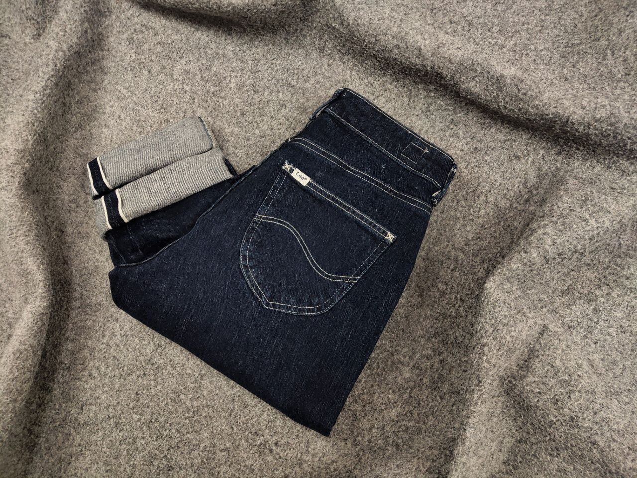 Lee Lee carol button fly Straight Stone Selvedge Denim Jeans Size US 29 - 3 Thumbnail