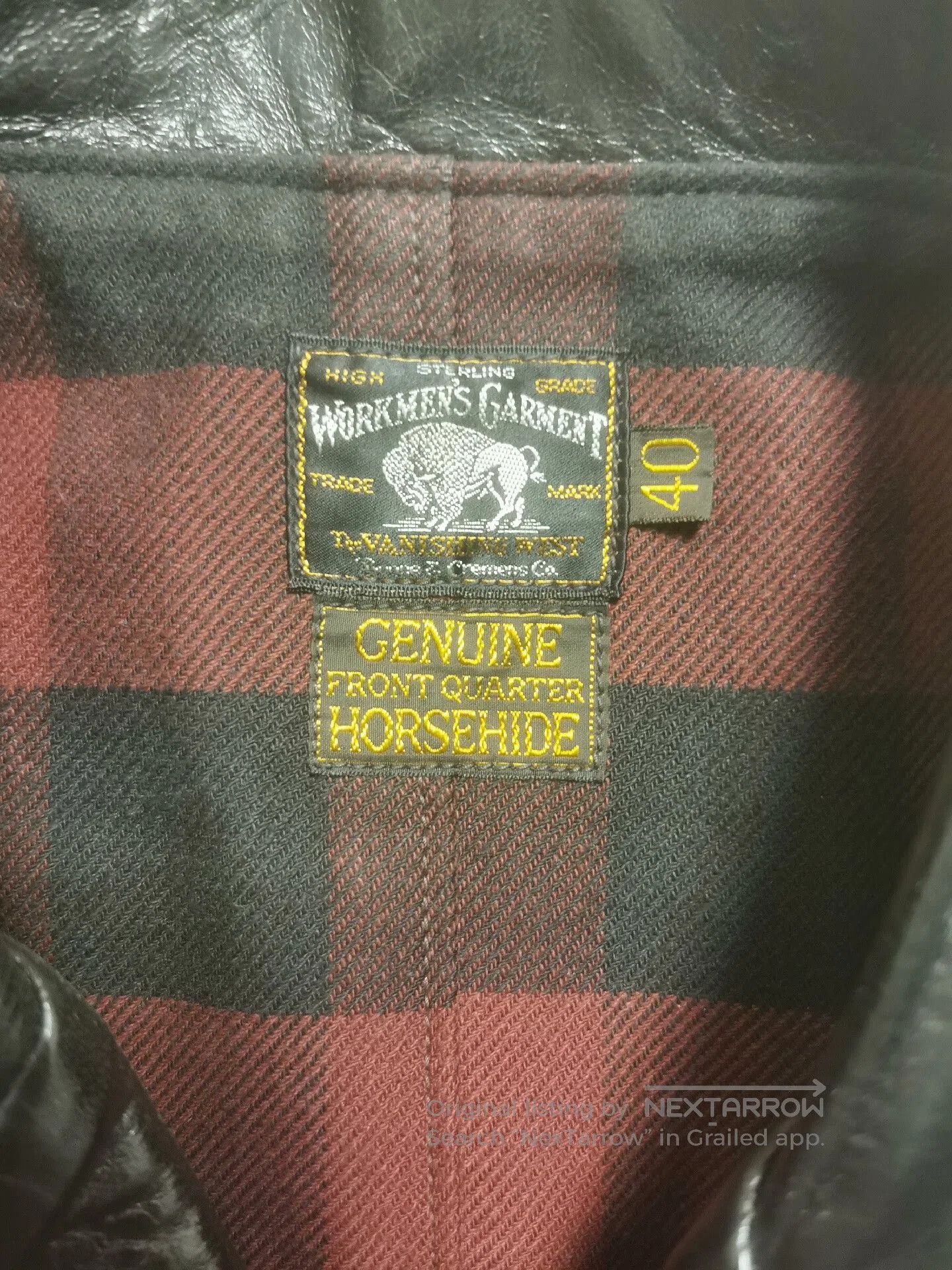 Freewheelers Classic Black Leather Jacket by Freewheelers. Size US XXS / EU 40 - 5 Thumbnail