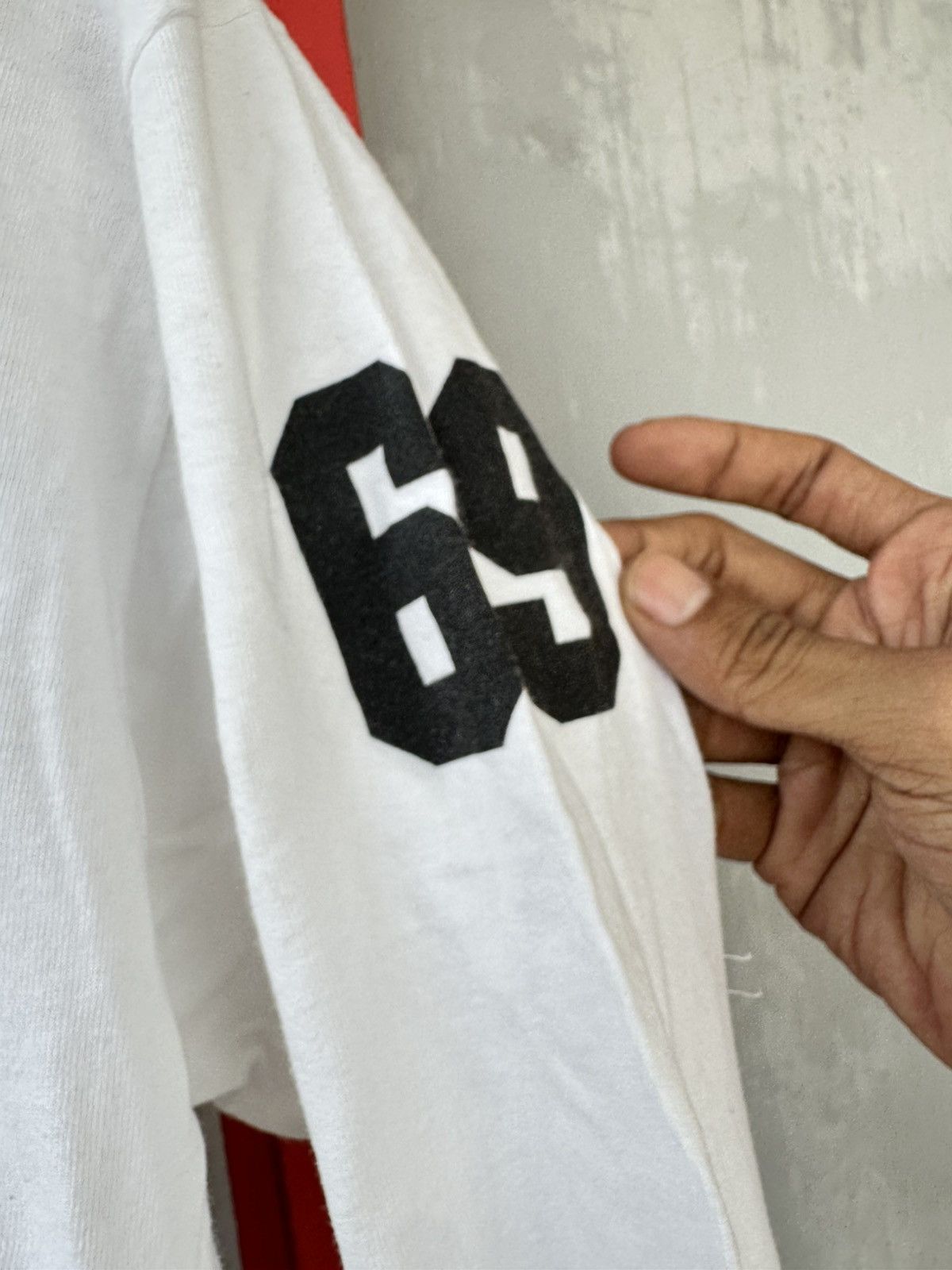 Japanese Brand Vintage 90s Oneness 69 LS Japan Band Tee Size US L / EU 52-54 / 3 - 5 Thumbnail