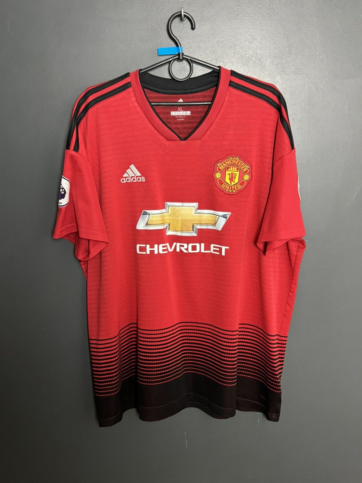Adidas Manchester United 18/19 Home Pogba Football Jersey Size US XL / EU 56 / 4 - 2 Thumbnail