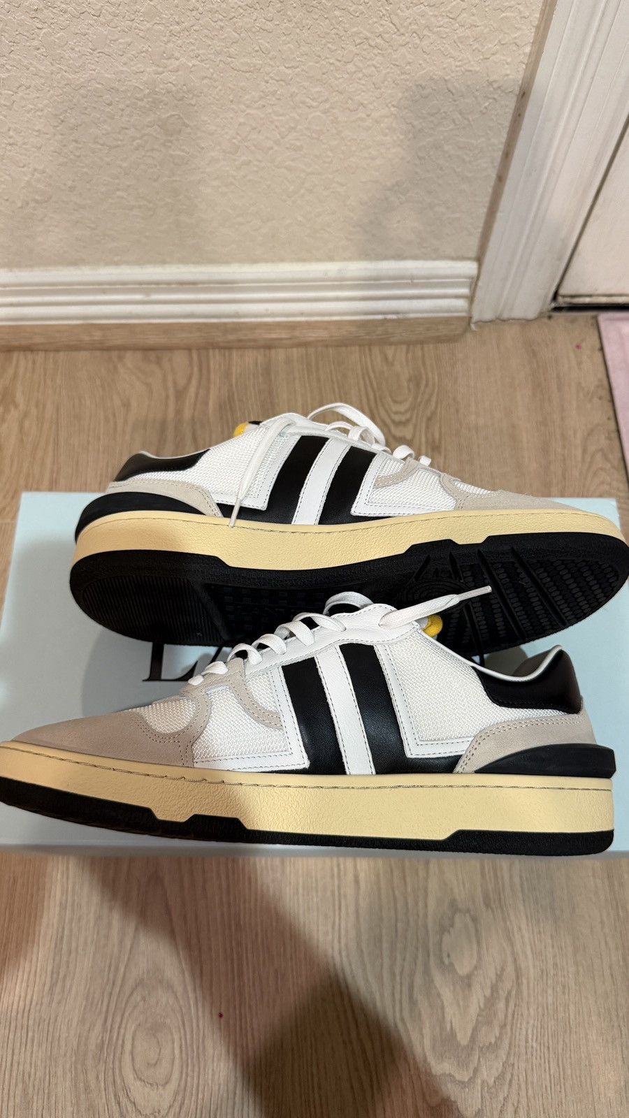 Lanvin Lanvin Clay Sneaker White/Black Size US 9 / EU 42 - 5 Thumbnail