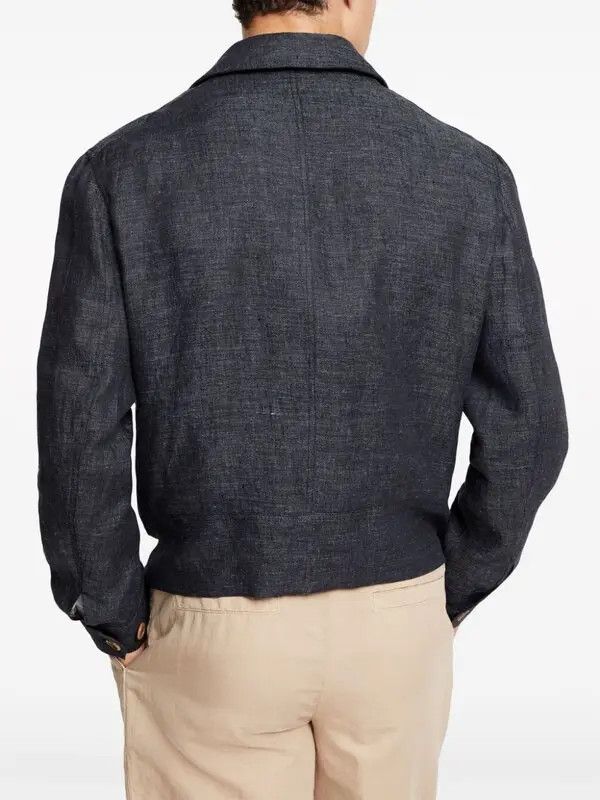 Brunello Cucinelli o1y0526 Casual Jacket in Black Size US L / EU 52-54 / 3 - 4 Thumbnail