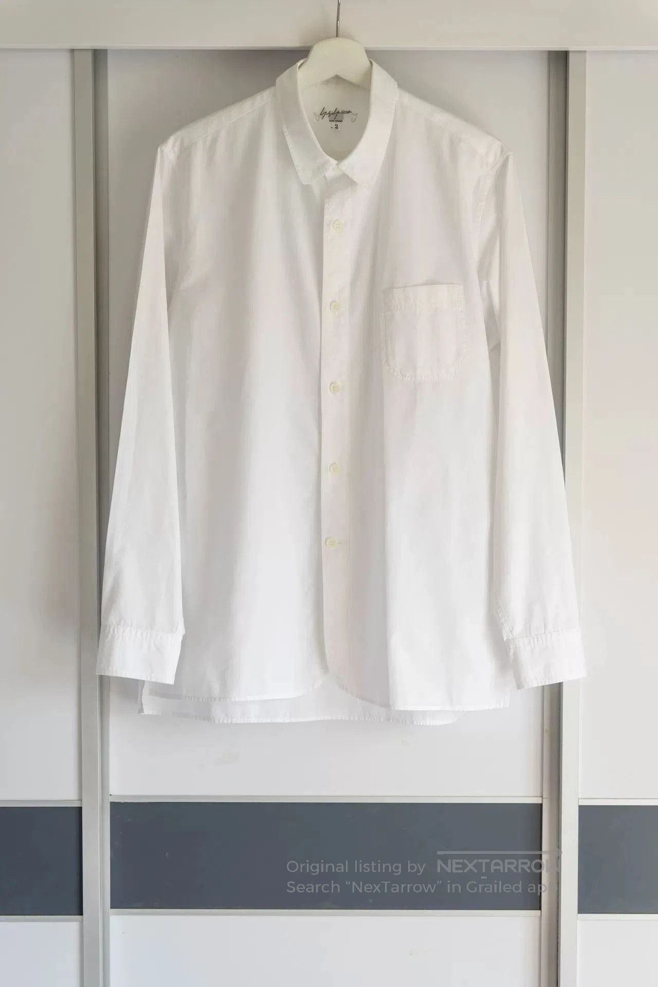 Yohji Yamamoto Yohji Yamamoto White Dress Shirt. Size US M / EU 48-50 / 2 - 1 Thumbnail