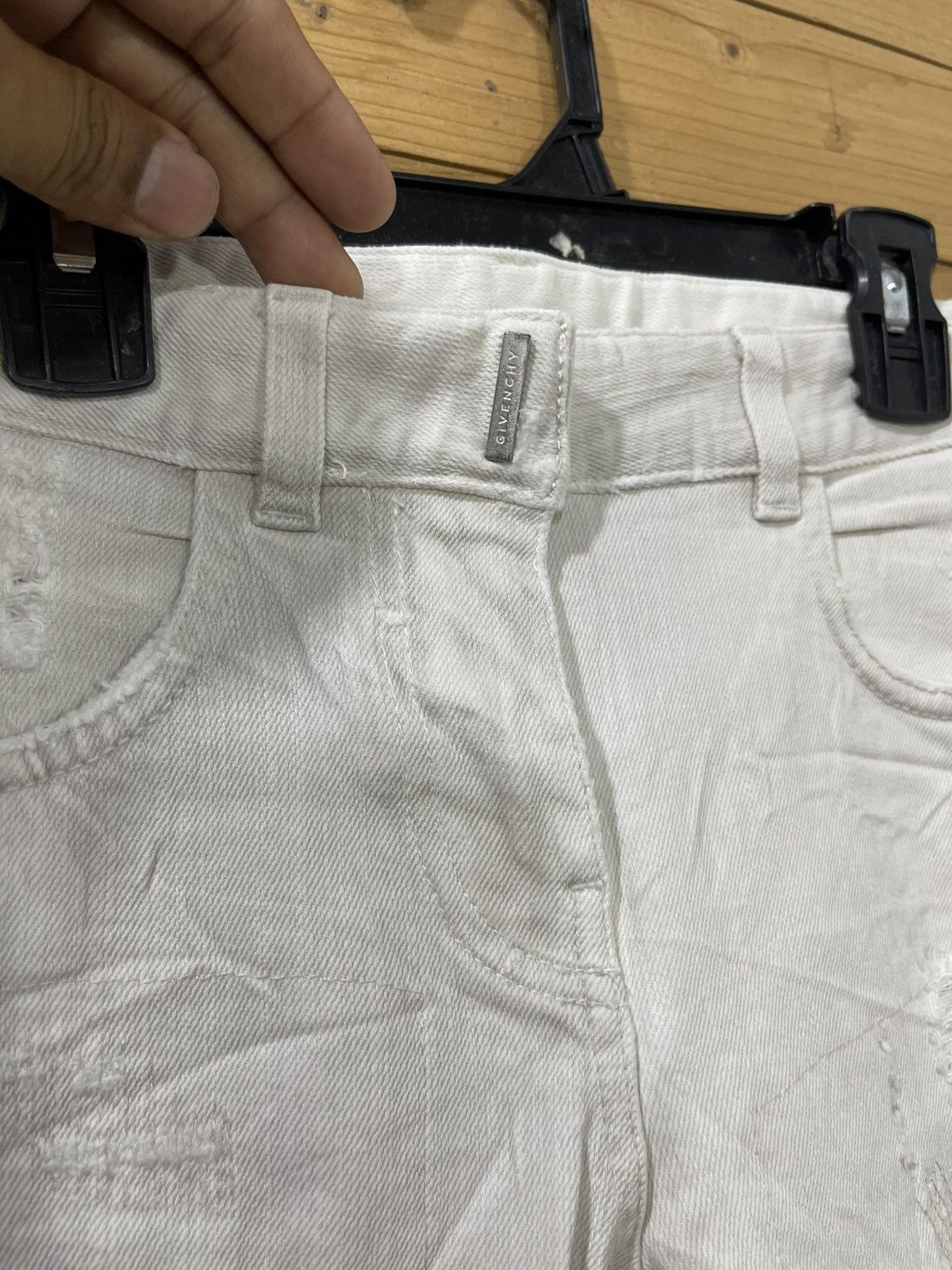 Givenchy Vintage givenchy design distressed skinny jeans Size 27" / US 4 / IT 40 - 5 Thumbnail