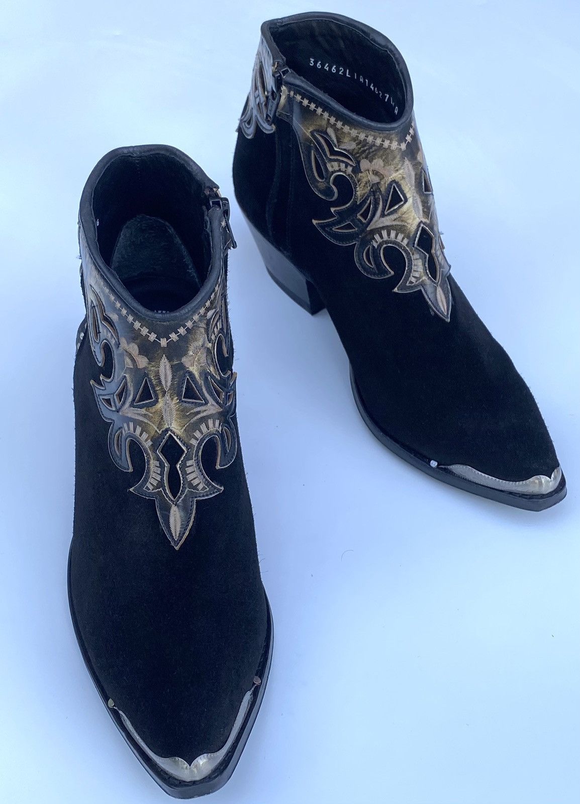 Sendra Sendra Dark Westerboot Leather Cowboy Boots Size US 8 / IT 38 - 1 Thumbnail