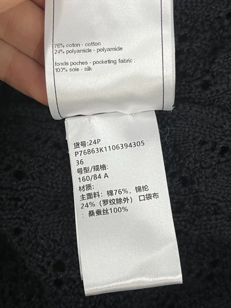 Chanel Chanel 24P new black three-dimensional embossed flower kni Size XS / US 0-2 / IT 36-38 - 6 Thumbnail