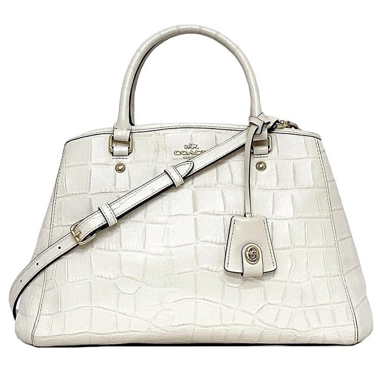 Coach COACH Shoulder Bag White Leather Size ONE SIZE - 1 Thumbnail