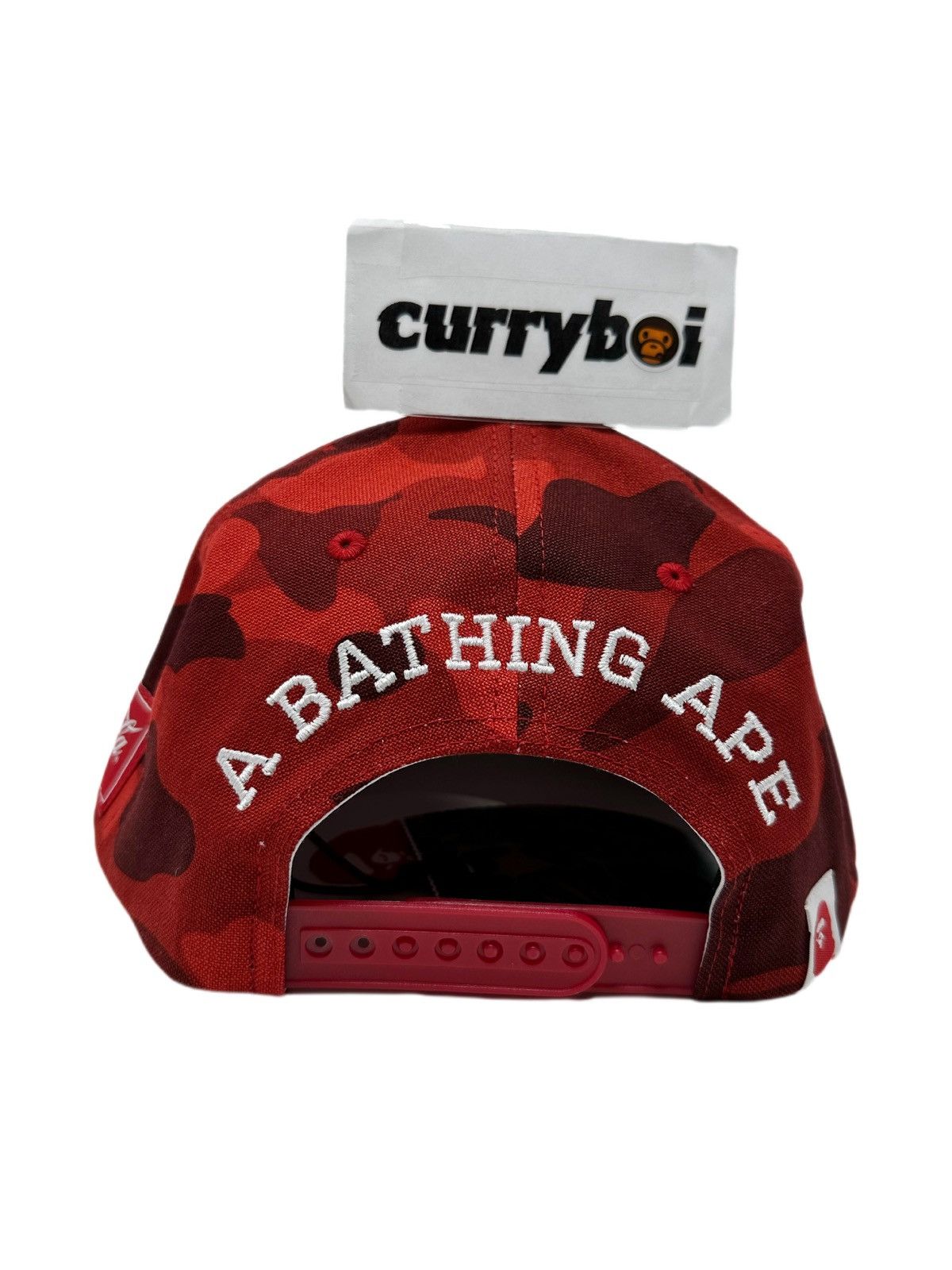 Bape BAPE x Coca-Cola Color Camo Snap Back Cap Red Size ONE SIZE - 6 Thumbnail