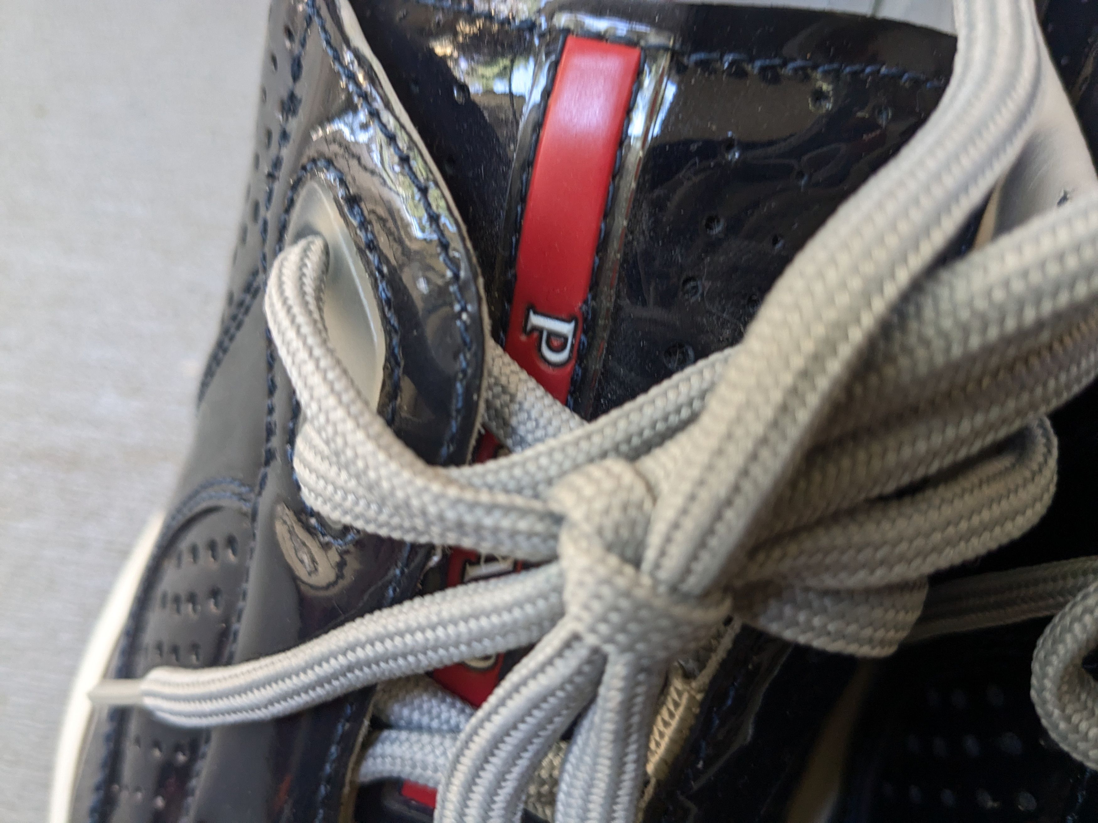Prada Prada America's Cup Sneakers Navy Blue Patent Leather 12.5 Size US 12.5 / EU 45-46 - 10 Thumbnail