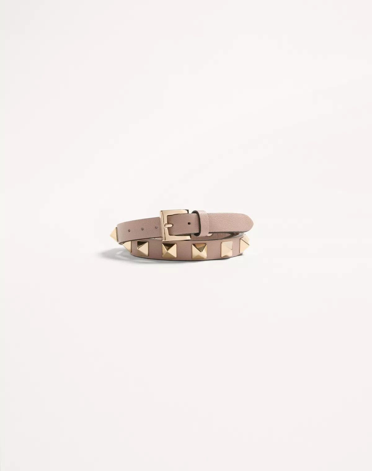 Valentino oc11z0725 Size:OS/Double-Strap Bracelet in Beige/Golden Size ONE SIZE - 4 Thumbnail