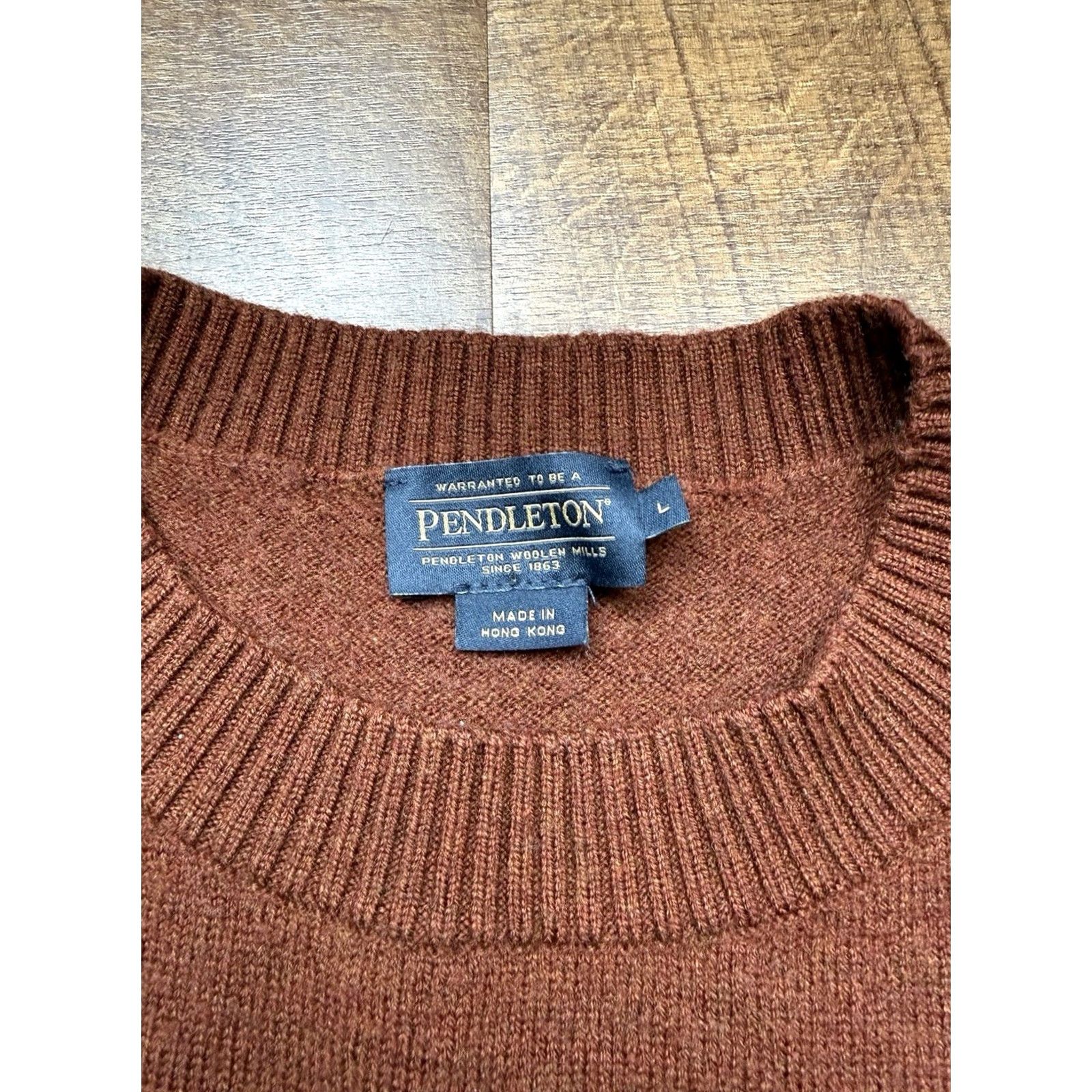 Pendleton Pendleton Women’s Sonora Aztec Sweater Merino Wool Pullover Large Orange 100% Wool Mens Womens Girls Boys Size L / US 10 / IT 46 - 4 Thumbnail