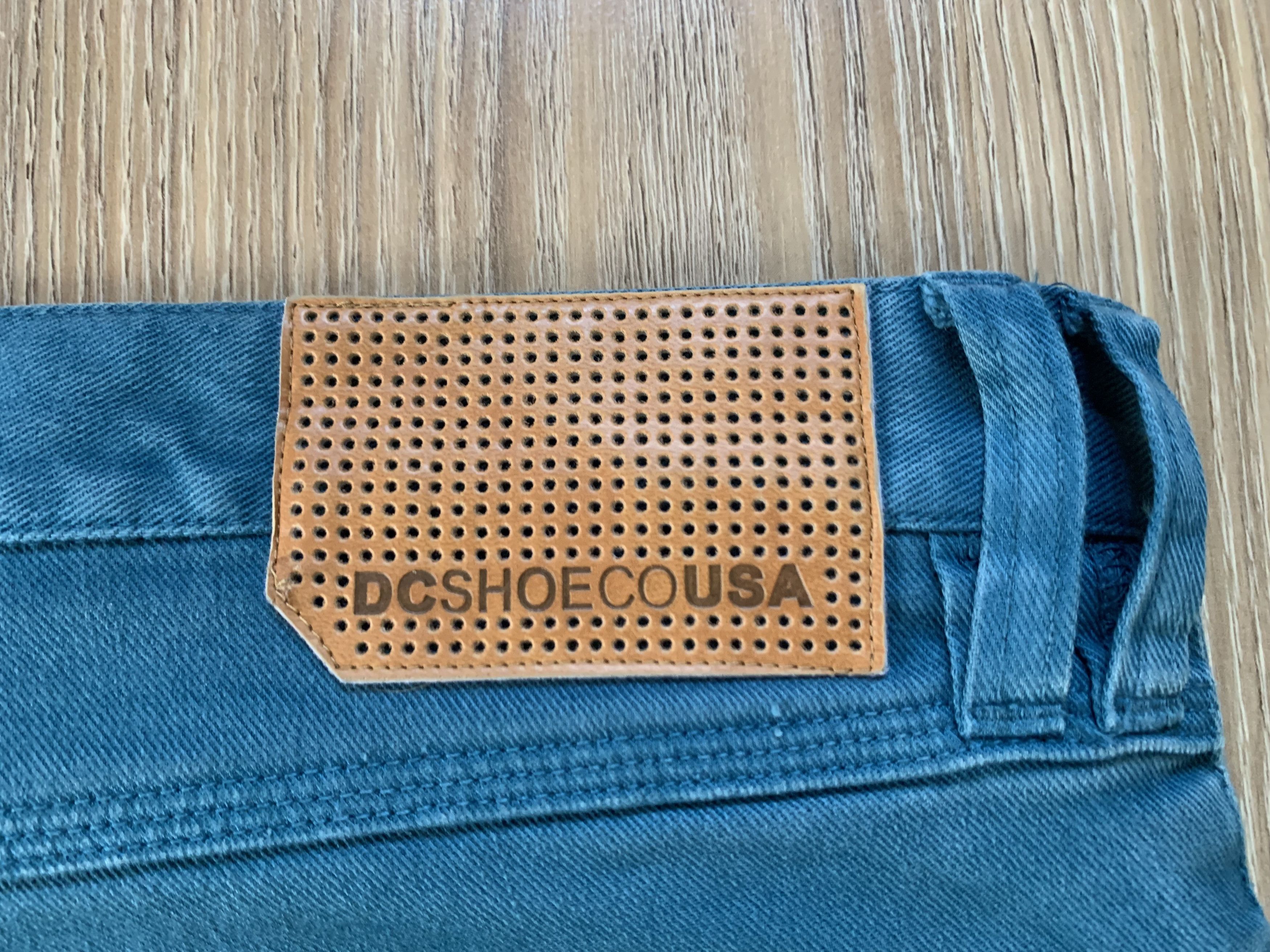 DC × Vintage DC Shoes Straight Turqouise Vintage Jeans Size US 33 - 7 Thumbnail