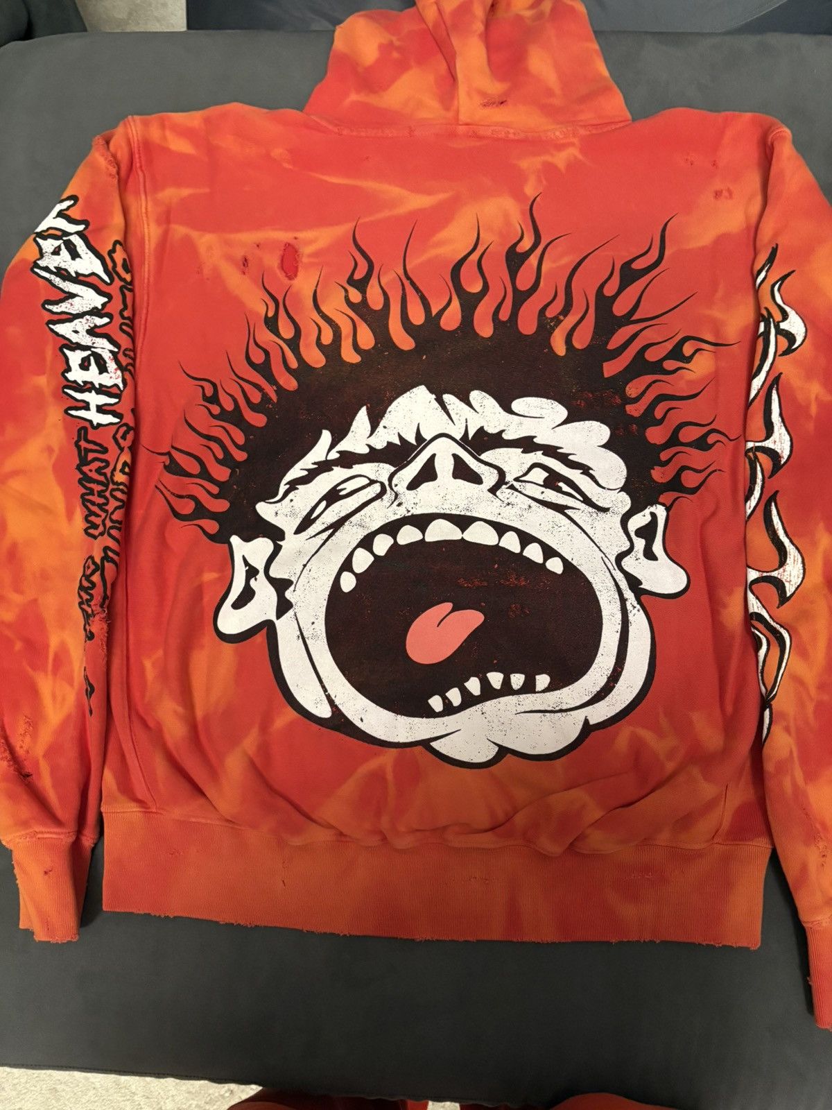 HELLSTAR Hellstar records screaming kid lava hoodie Size US XL / EU 56 / 4 - 3 Thumbnail