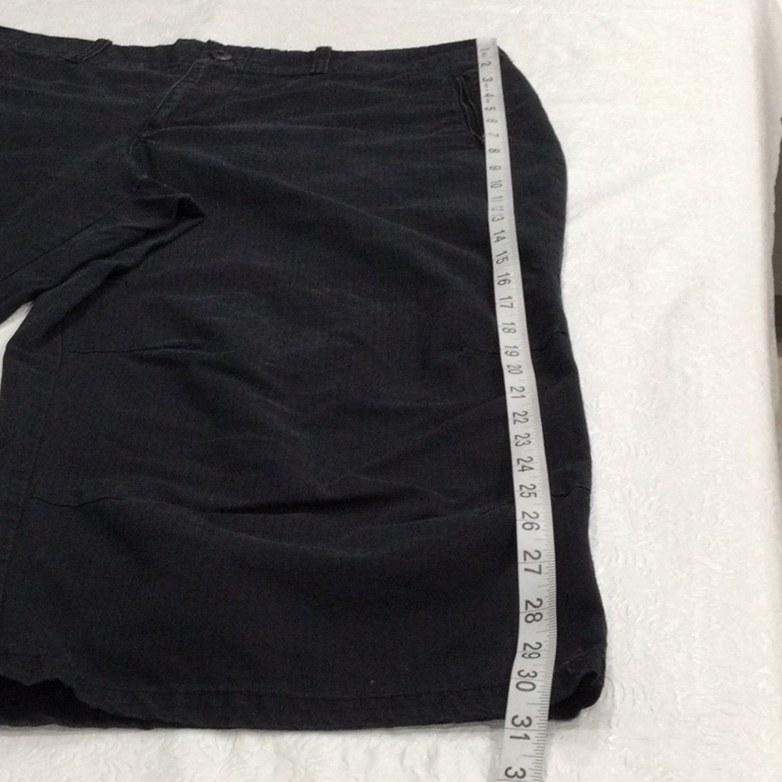 Other Fashion Bug Black Front Zipper Pockets Capri Pant Size 16 Size 38" / US 16 / IT 52 - 13 Thumbnail