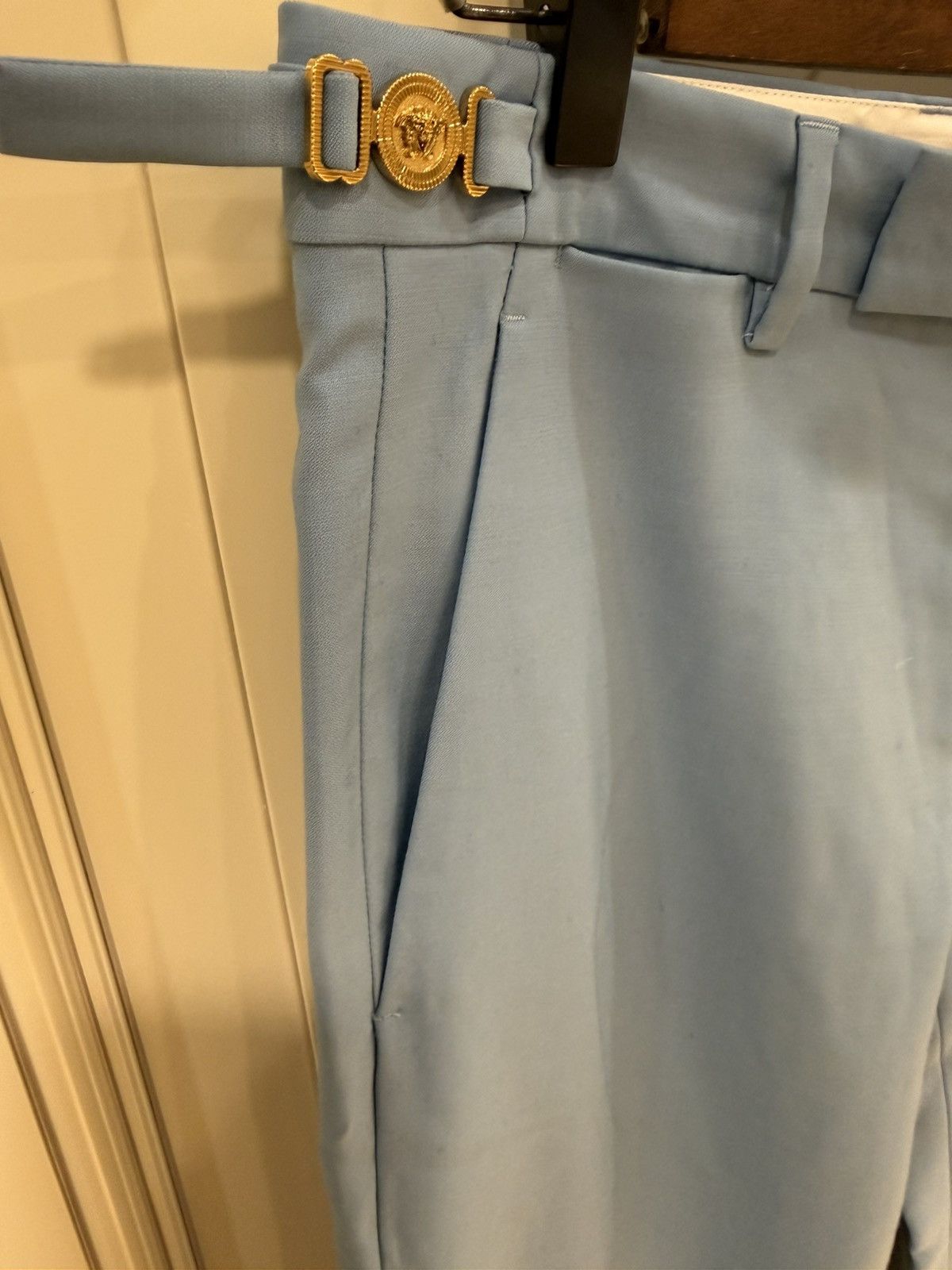 Versace light blue pants size 46 Size US 30 / EU 46 - 3 Thumbnail