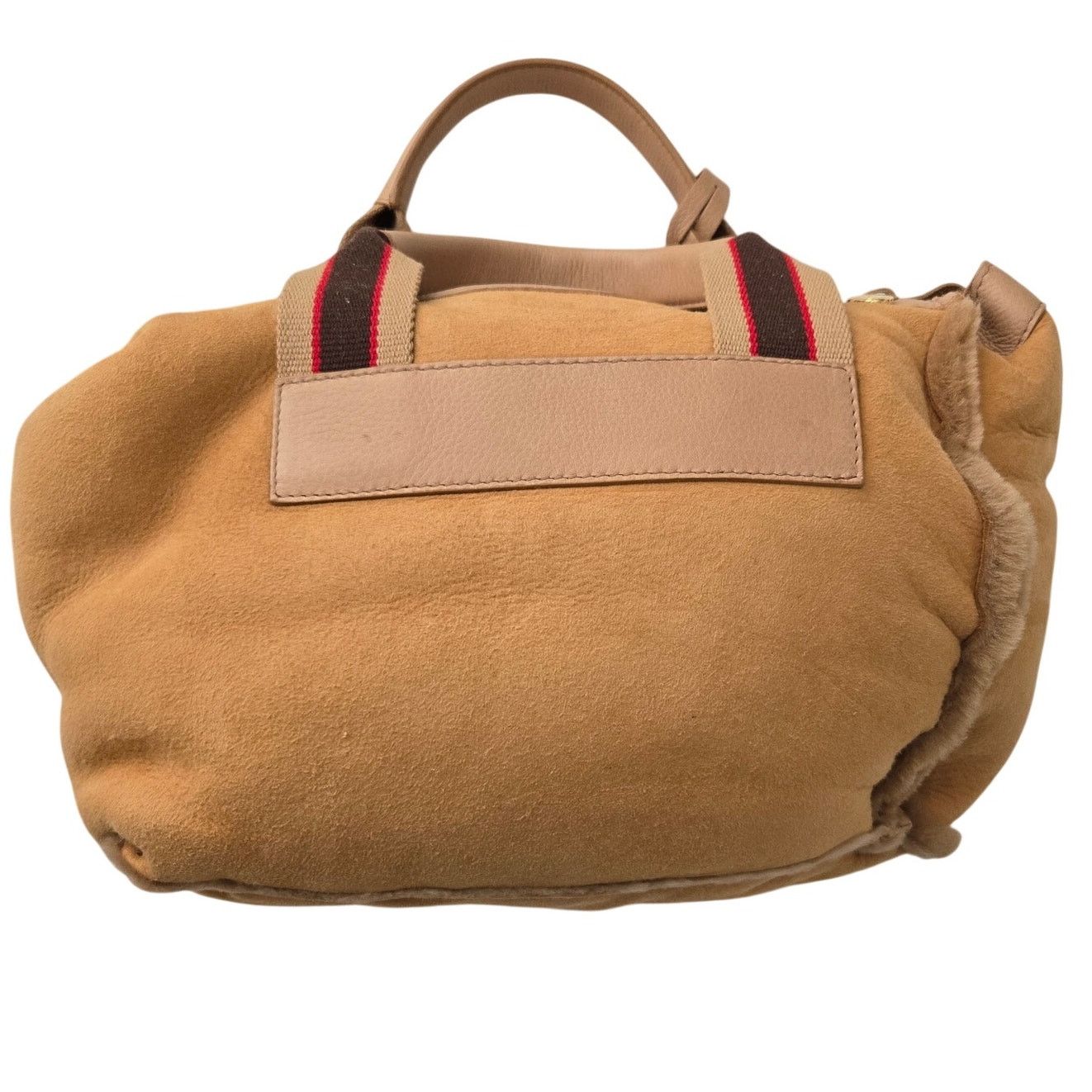 Furla NWOT Vintage Y2K Furla Carmel Suede Satchel With Dust Bag Size ONE SIZE - 2 Thumbnail