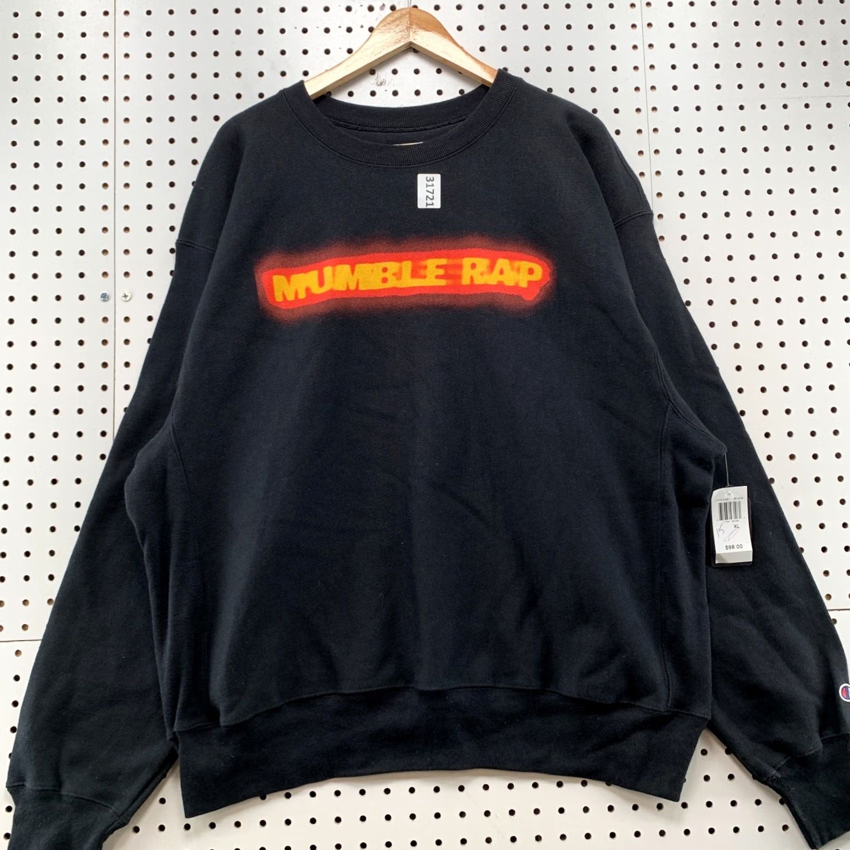 Champion VINTAGE Champion Reverse Weave Sweatshirt MUMBLE RAP Mens XL Universal NWT Size US XL / EU 56 / 4 - 2 Thumbnail