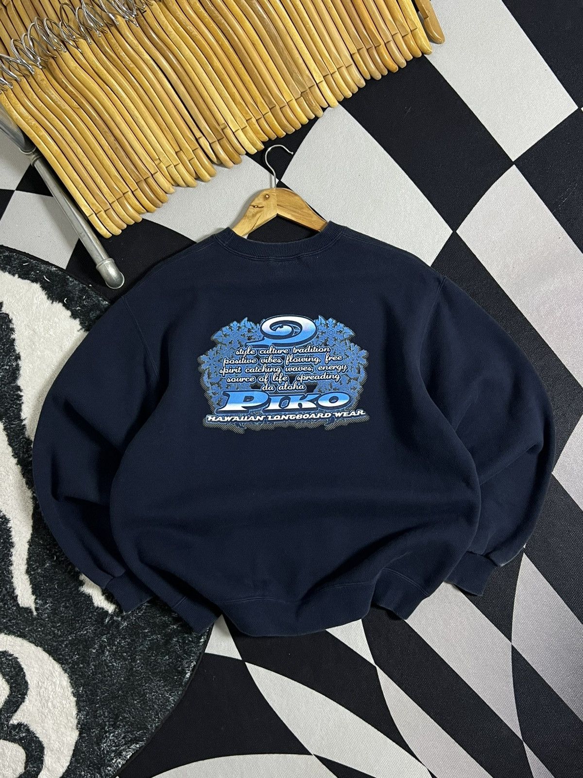 Other VINTAGE 90’s PIKO SURF BACKHIT CREWNECK SWEATSHIRT Size US L / EU 52-54 / 3 - 1 Thumbnail