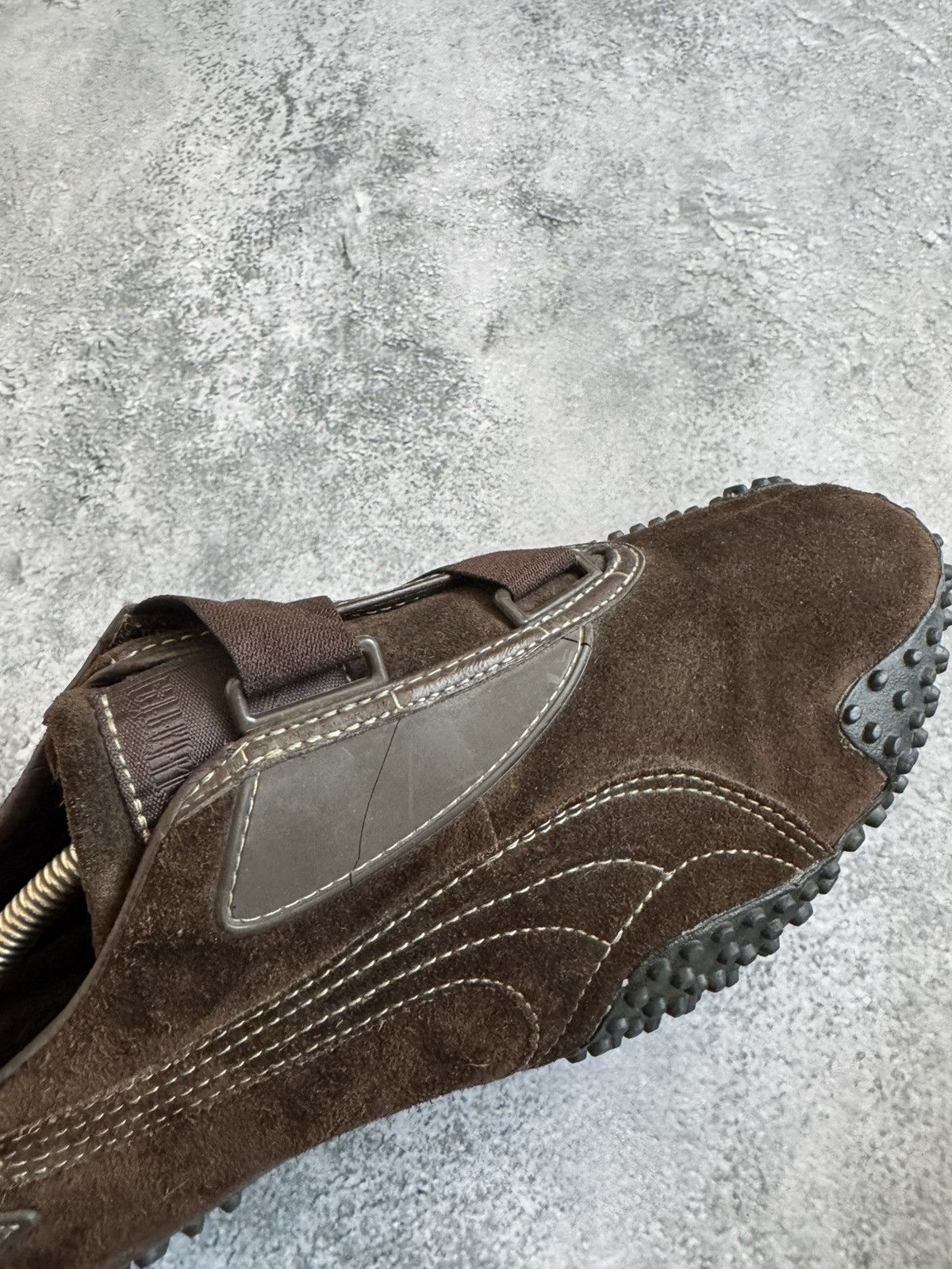 Puma Vintage Puma Mostro Brown Leather Rare Asap sped cat Size US 10 / EU 43 - 6 Thumbnail