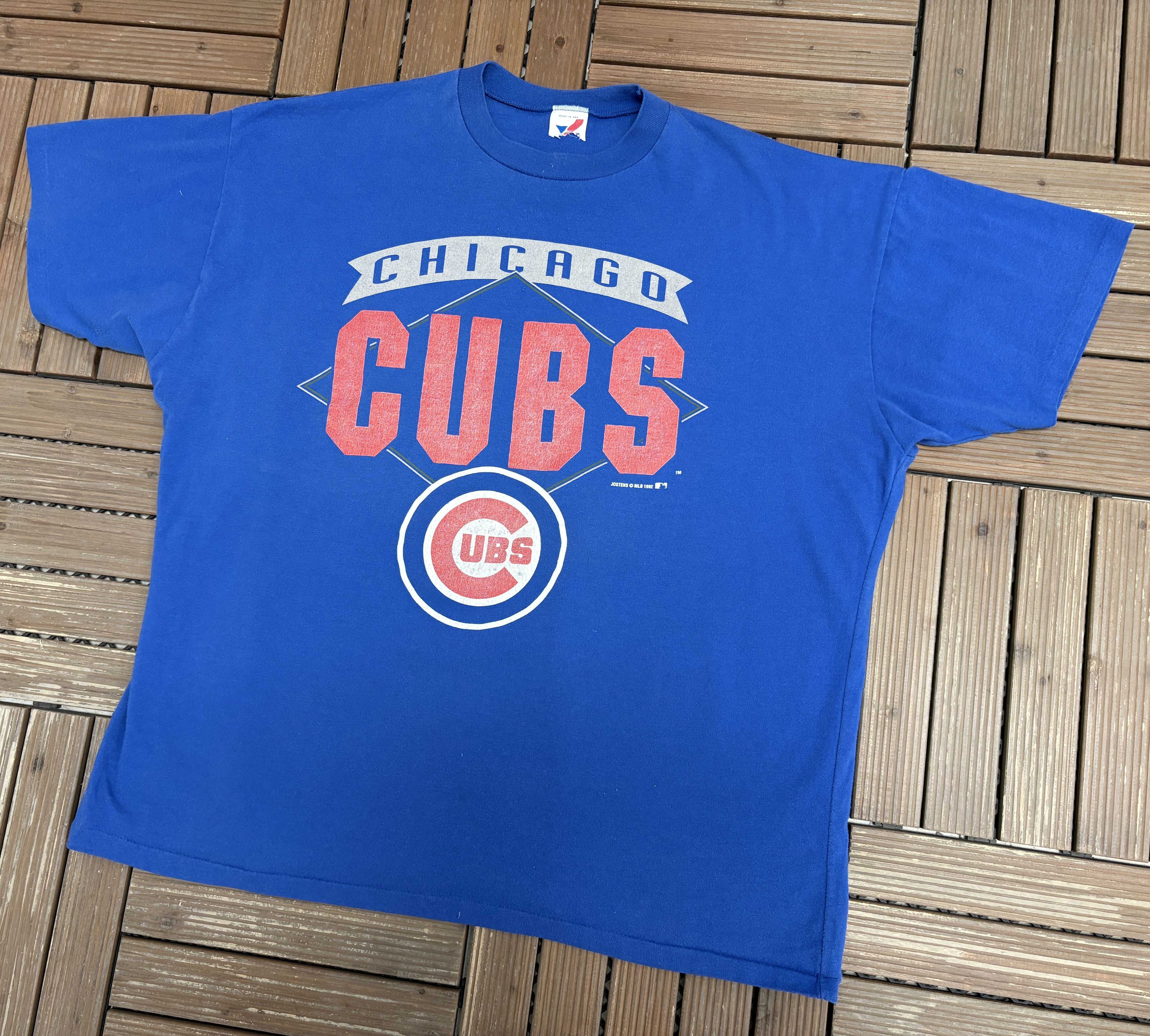 Vintage Chicago Cubs Vintage 90s Blue T-Shirt Tee Size US XXL / EU 58 / 5 - 4 Thumbnail