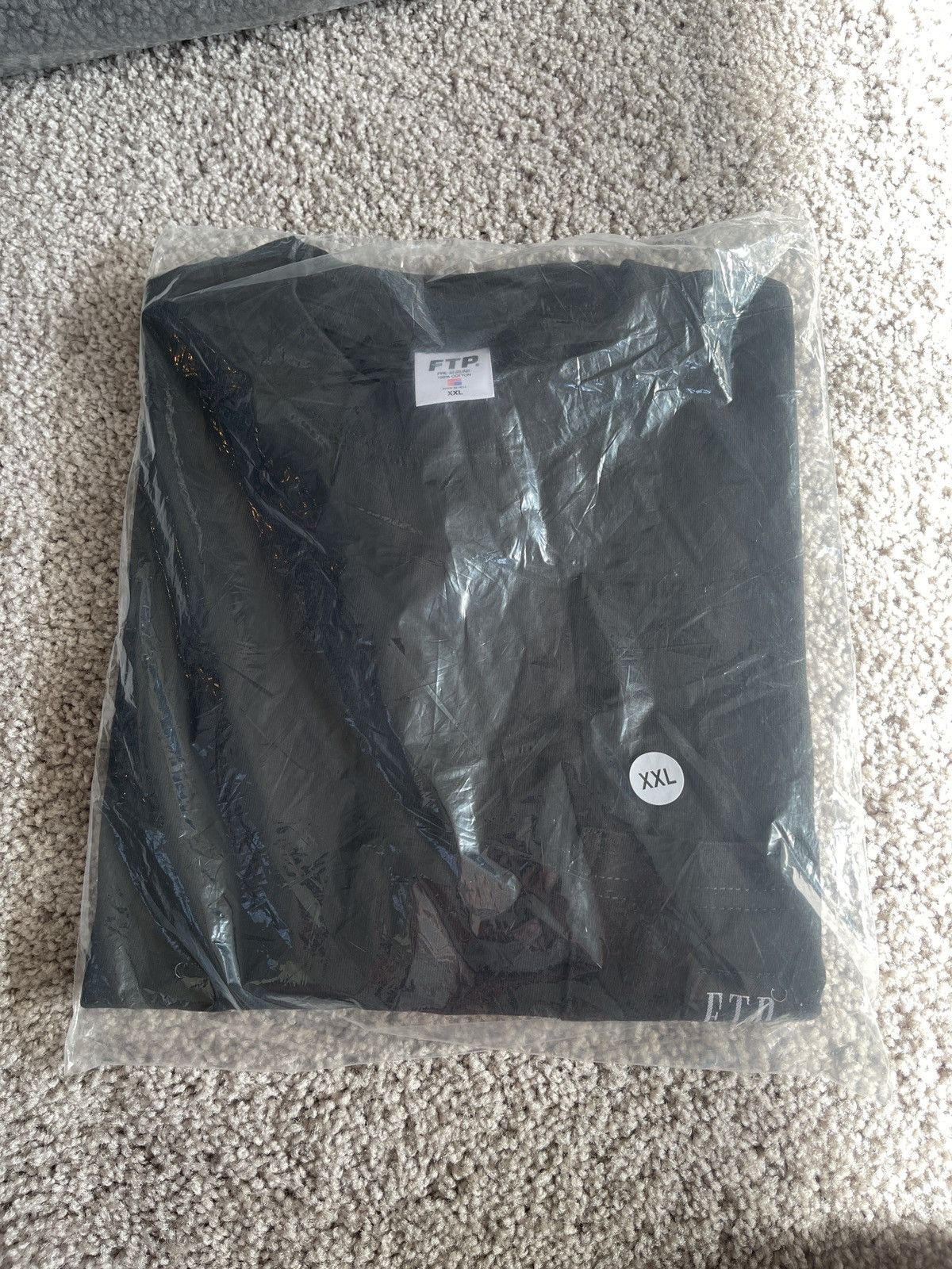 Image of Fuck The Population Ftp Fisher Pocket Tee in Black, Men's (Size 2XL)