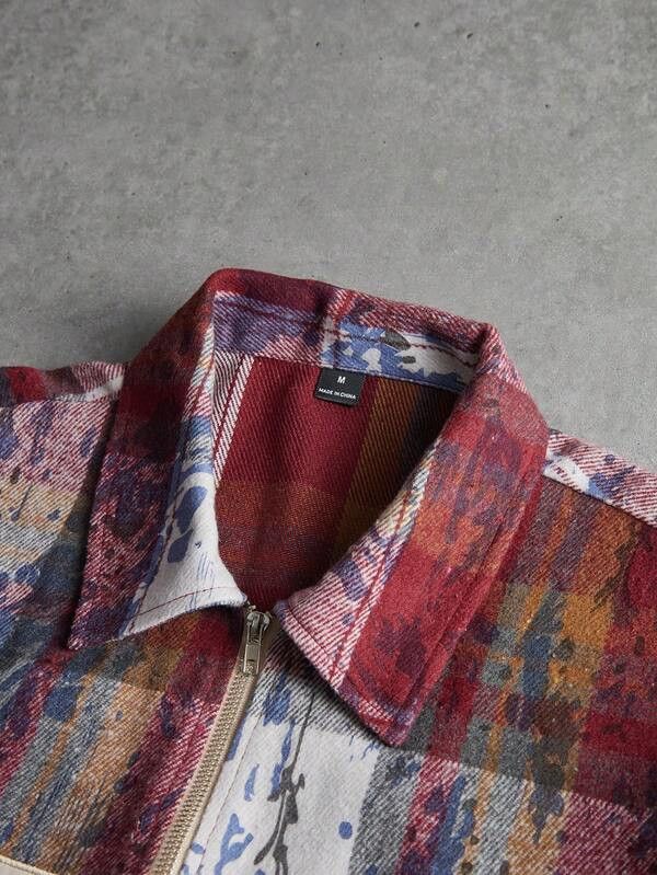 Japanese Brand Retro Tapestry 3 Patch Work Bomber Zip Up Jacket Size US L / EU 52-54 / 3 - 5 Thumbnail