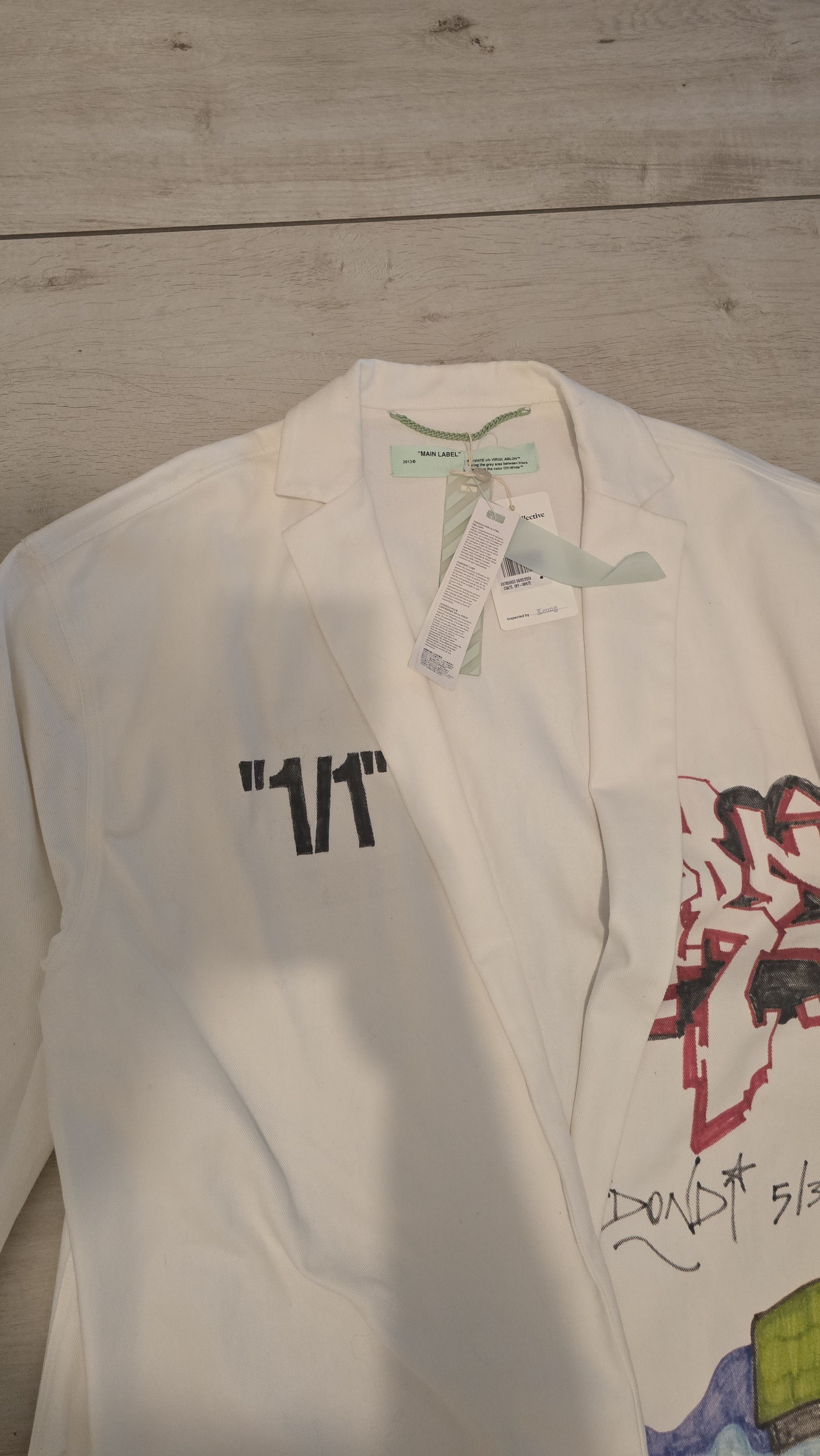 Off-White × Virgil Abloh Lab Coat Size US L / EU 52-54 / 3 - 3 Thumbnail