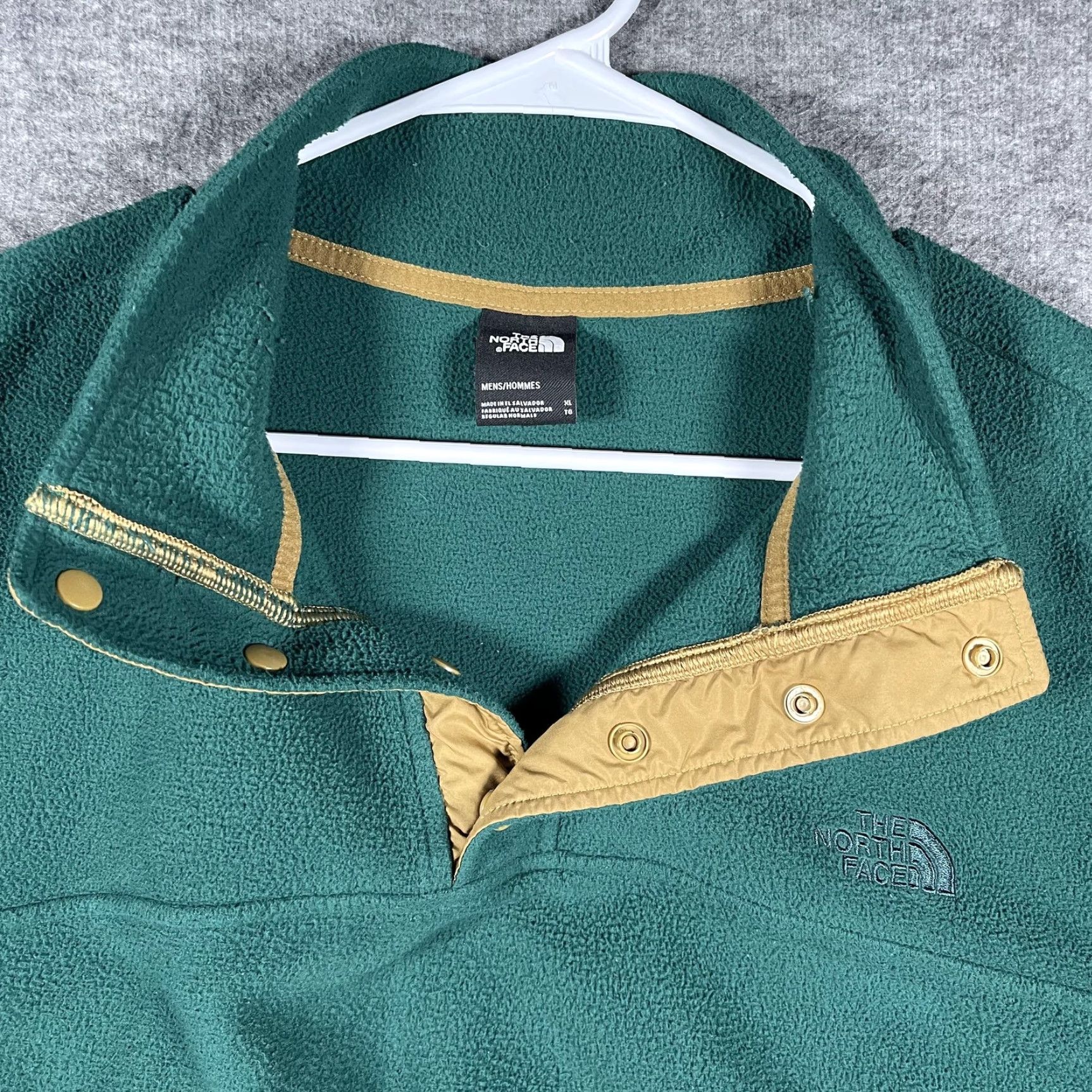 The North Face The North Face Jacket Mens XL Green Fleece Snap Neck Pullover Outdoor Hiking Size US XL / EU 56 / 4 - 5 Thumbnail