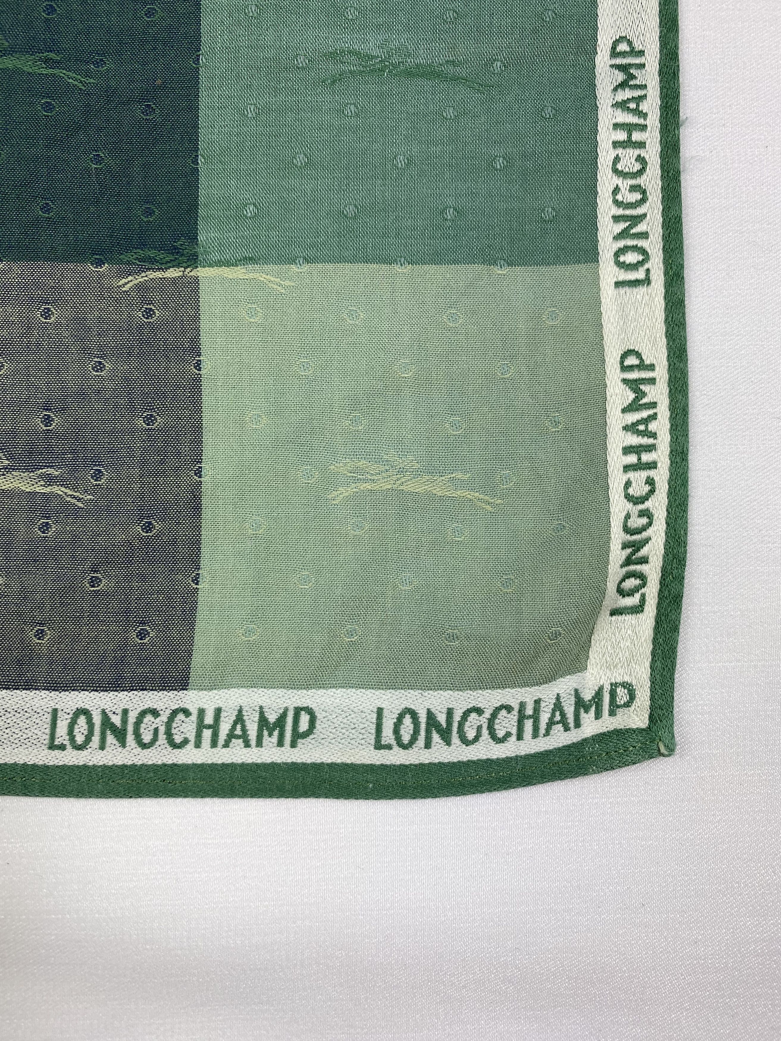 Longchamp × Vintage Longchamp Handkerchief / Bandana / Neckerchief Size ONE SIZE - 5 Thumbnail