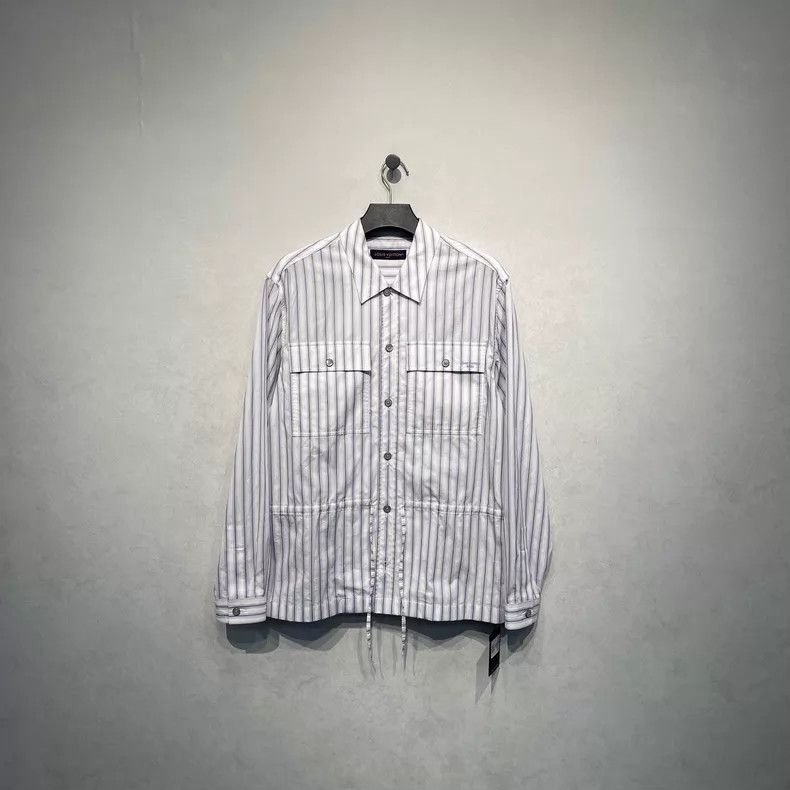 Louis Vuitton Louis Vuitton SS26 Vertical Stripe Long Sleeve Shirt Size US XL / EU 56 / 4 - 1 Thumbnail