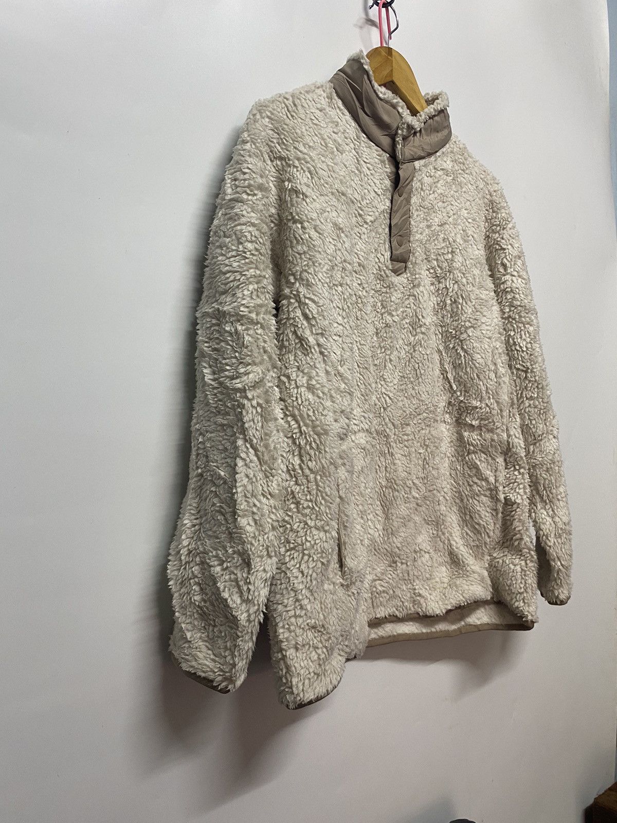 Uniqlo × White Mountaineering Uniqlo x White Mountaineering Sherpa Half Button Jacket Size US L / EU 52-54 / 3 - 4 Thumbnail