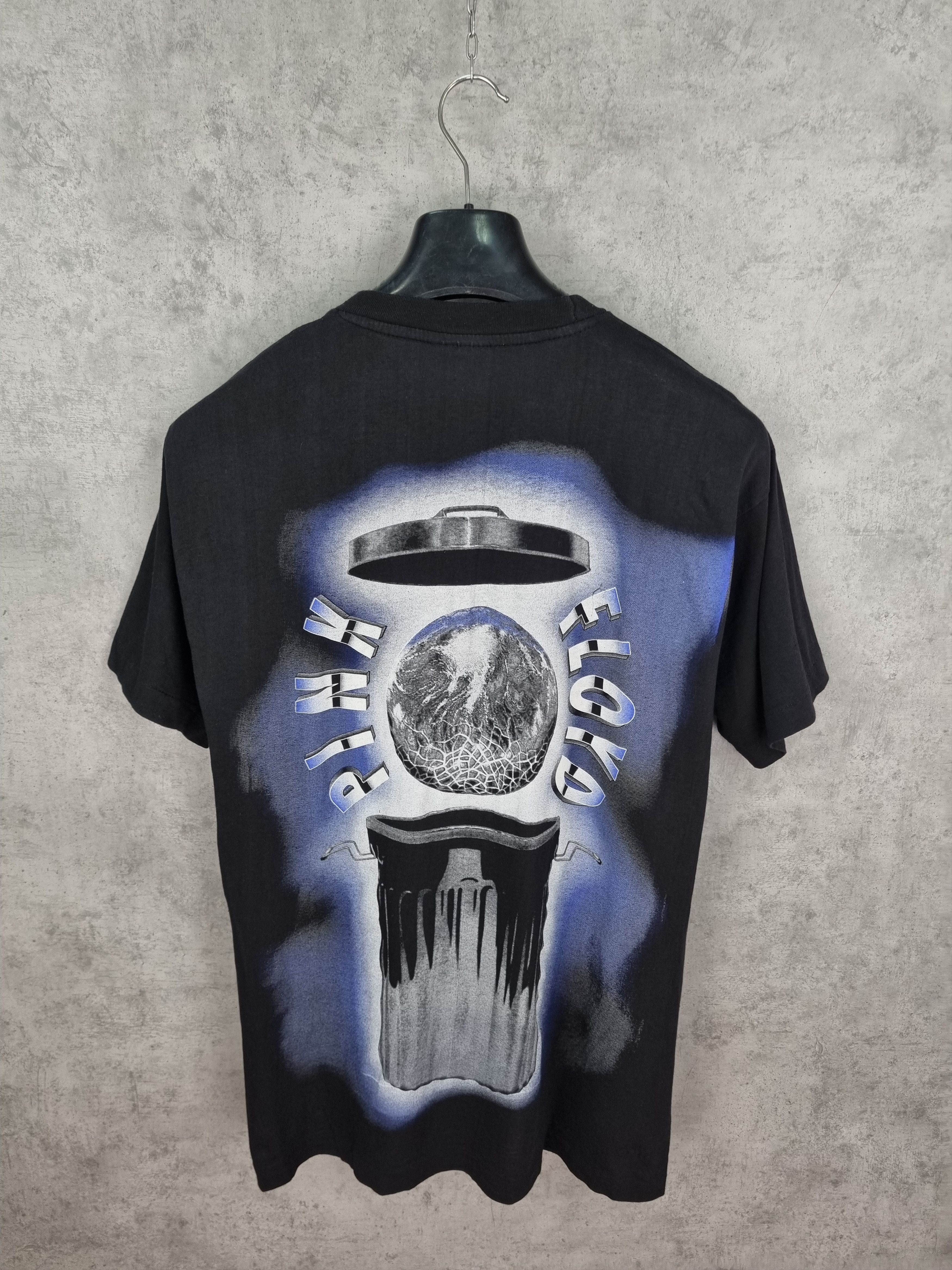 Band Tees × Pink Floyd Single Stitch Pink Floyd Big Logo Vintage Band Tee Shirt Size US L / EU 52-54 / 3 - 2 Thumbnail