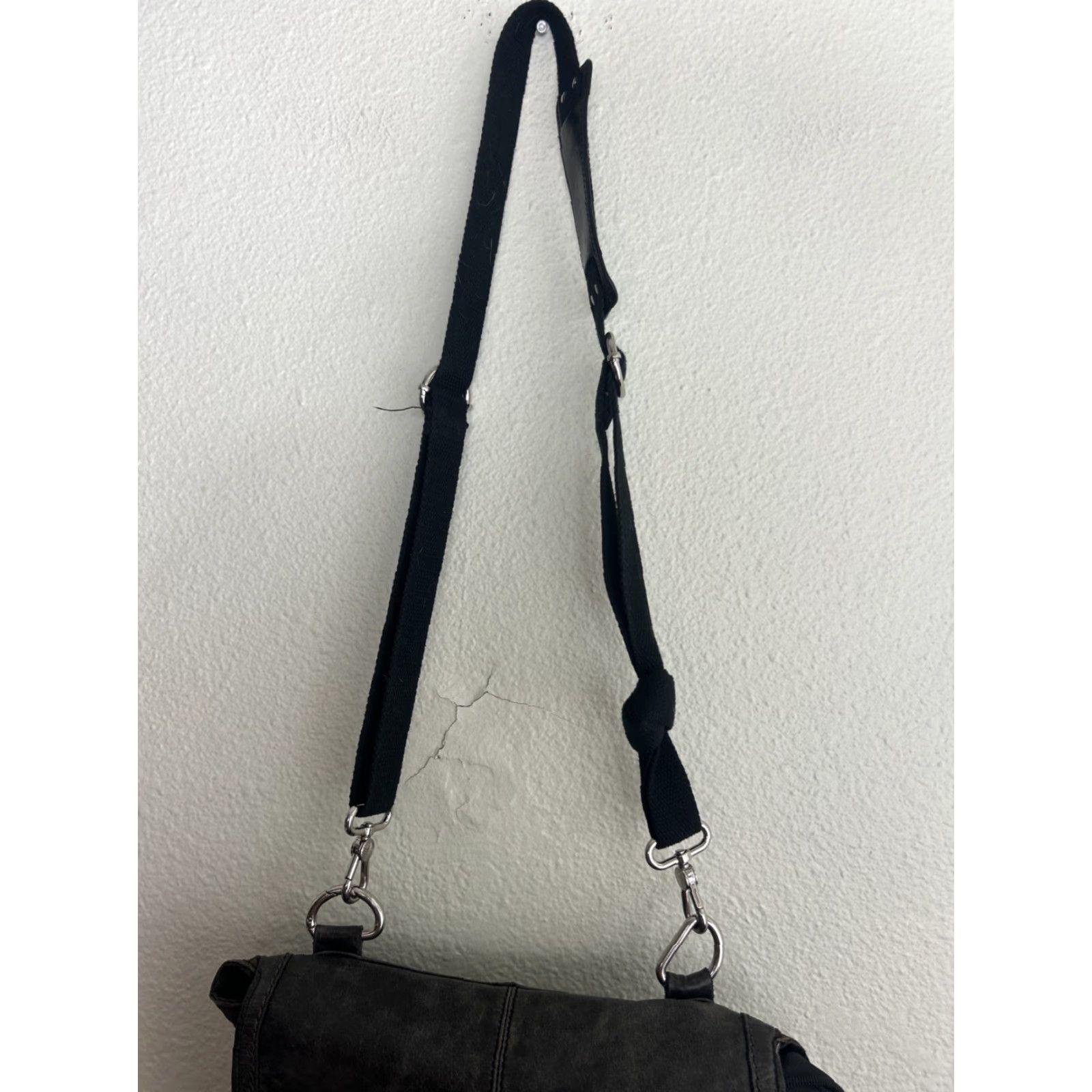 The Sak The Sak Ventura Leather Convertible Backpack / Shoulder Bag Womens Gray Leather 11x12.5x3 Snap Distressed Convertible Bag Features Size ONE SIZE - 5 Thumbnail