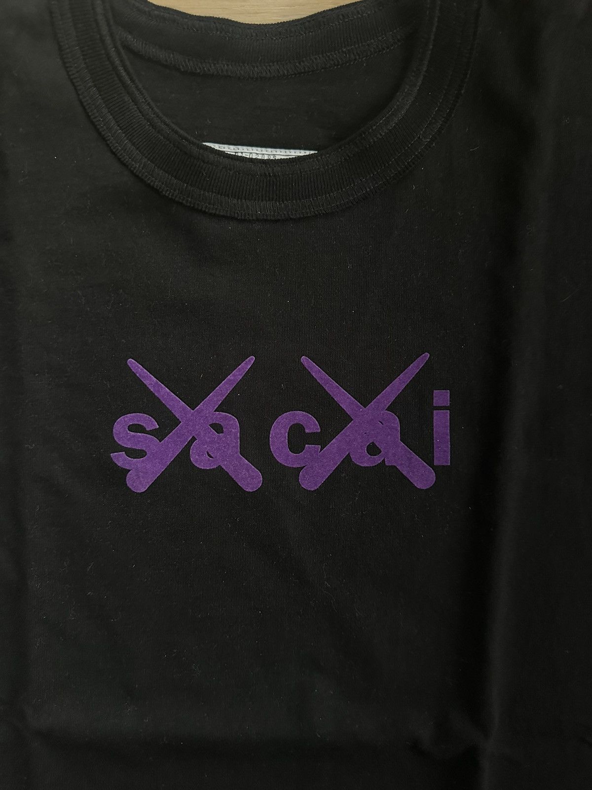 image of Kaws Logos Tee in Black, Men's (Size Medium)