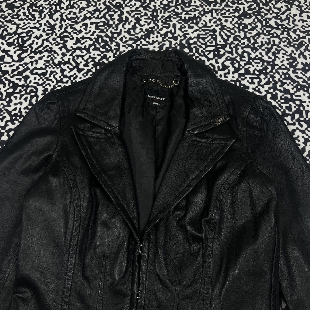 Miss Sixty Vintage Y2K MISS SIXTY Leather Jacket Japanese Retro Style Size S / US 4 / IT 40 - 6 Thumbnail